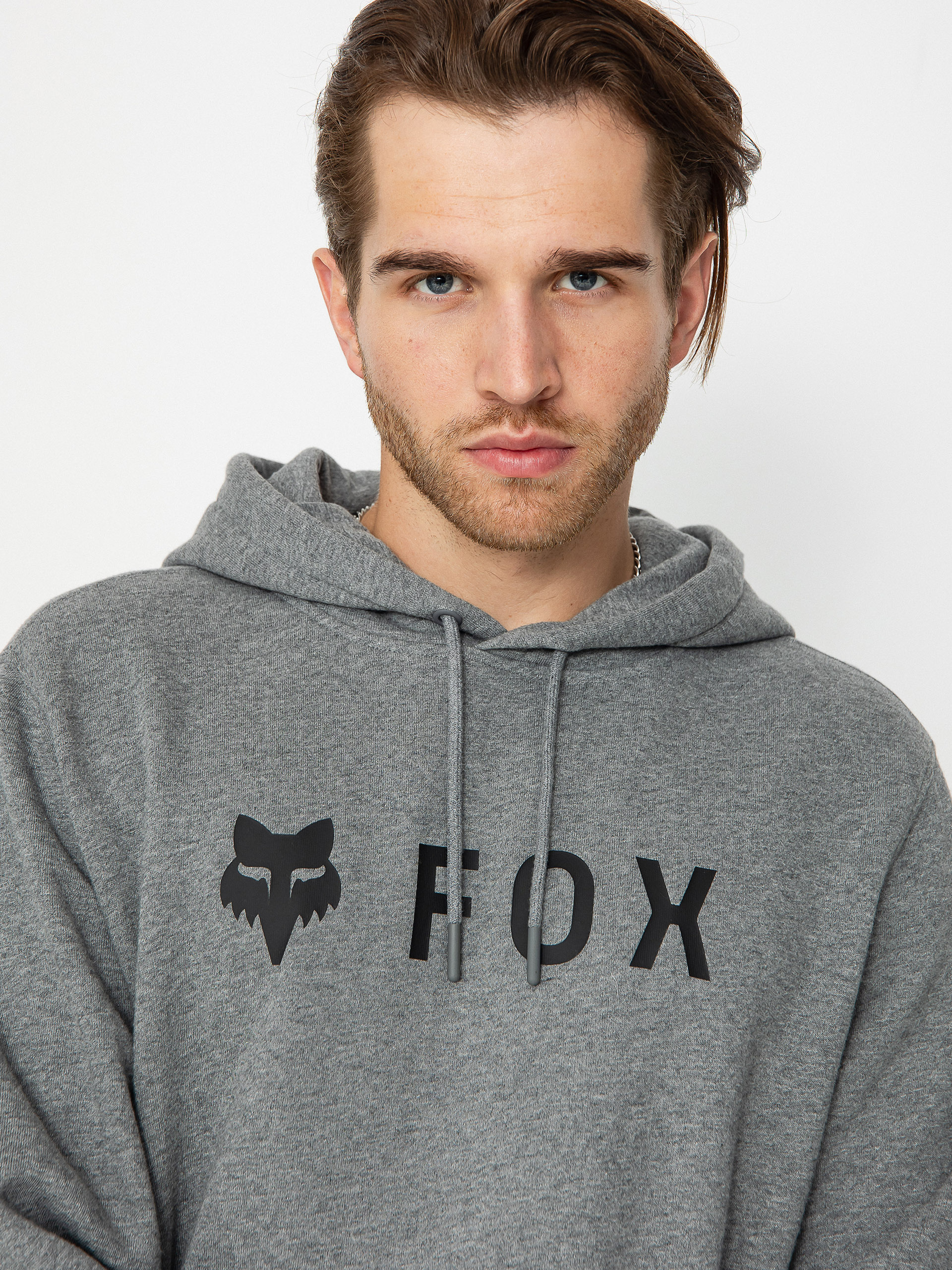 Hanorac cu glugă Fox Absolute HD (heather/graphite)