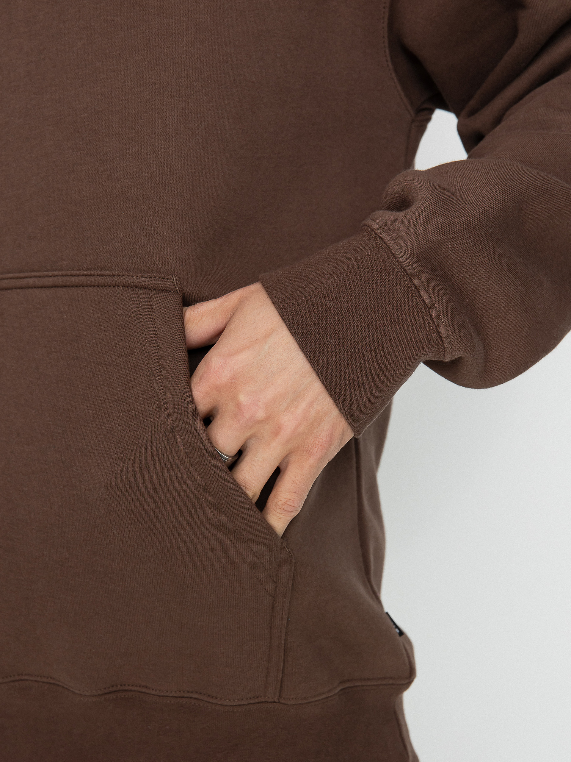 Hanorac cu glugă HUF Hat Trick HD (coffee)