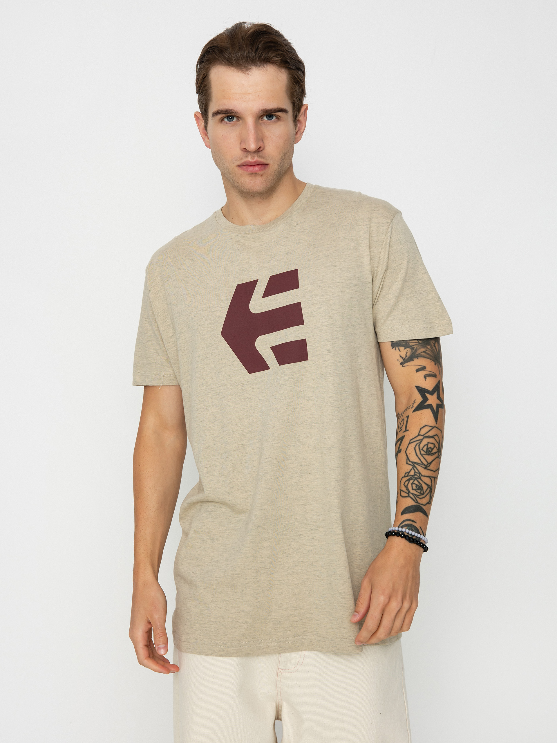 Tricou Etnies Icon (warm grey)