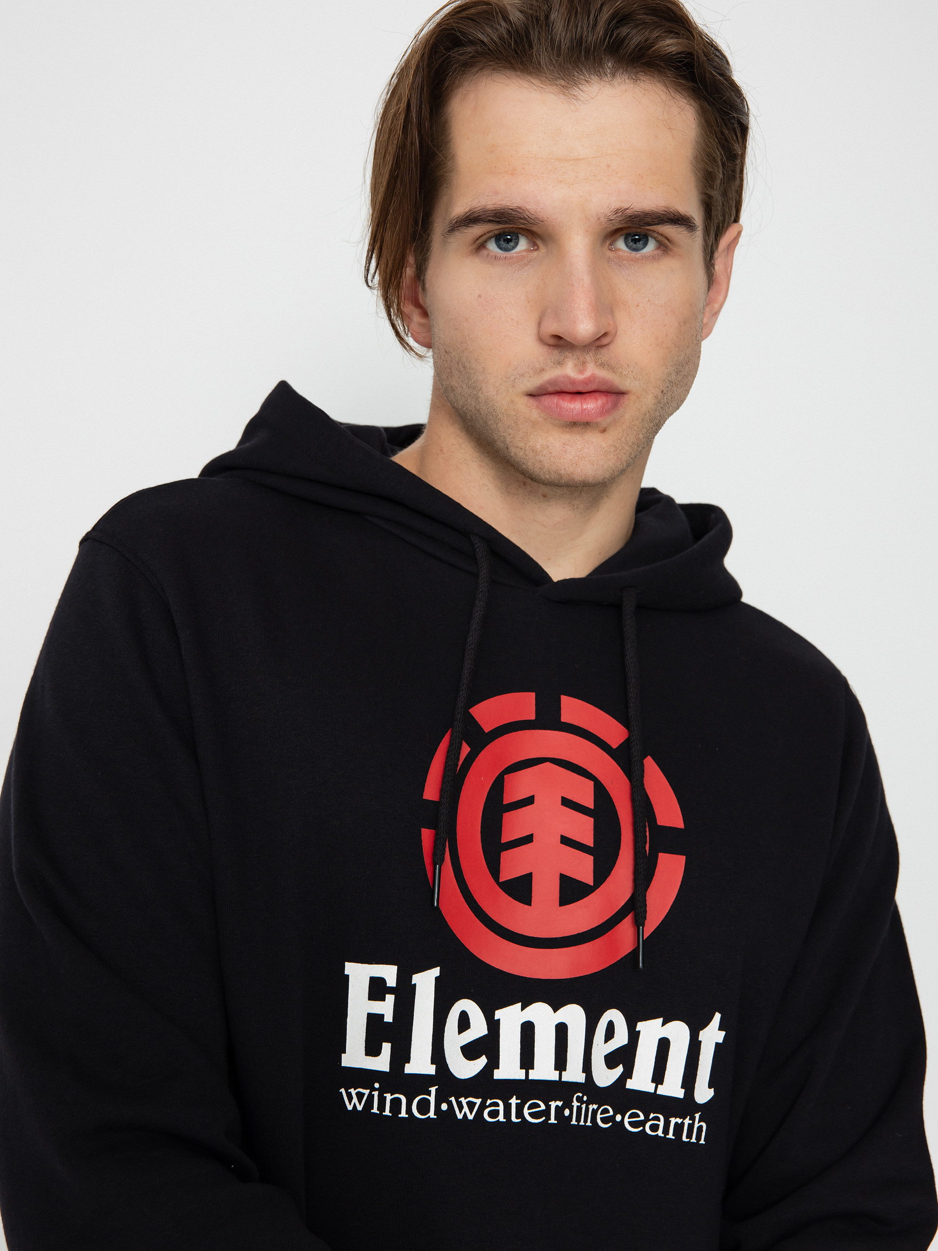Hanorac cu glugă Element Vertical (flint black)