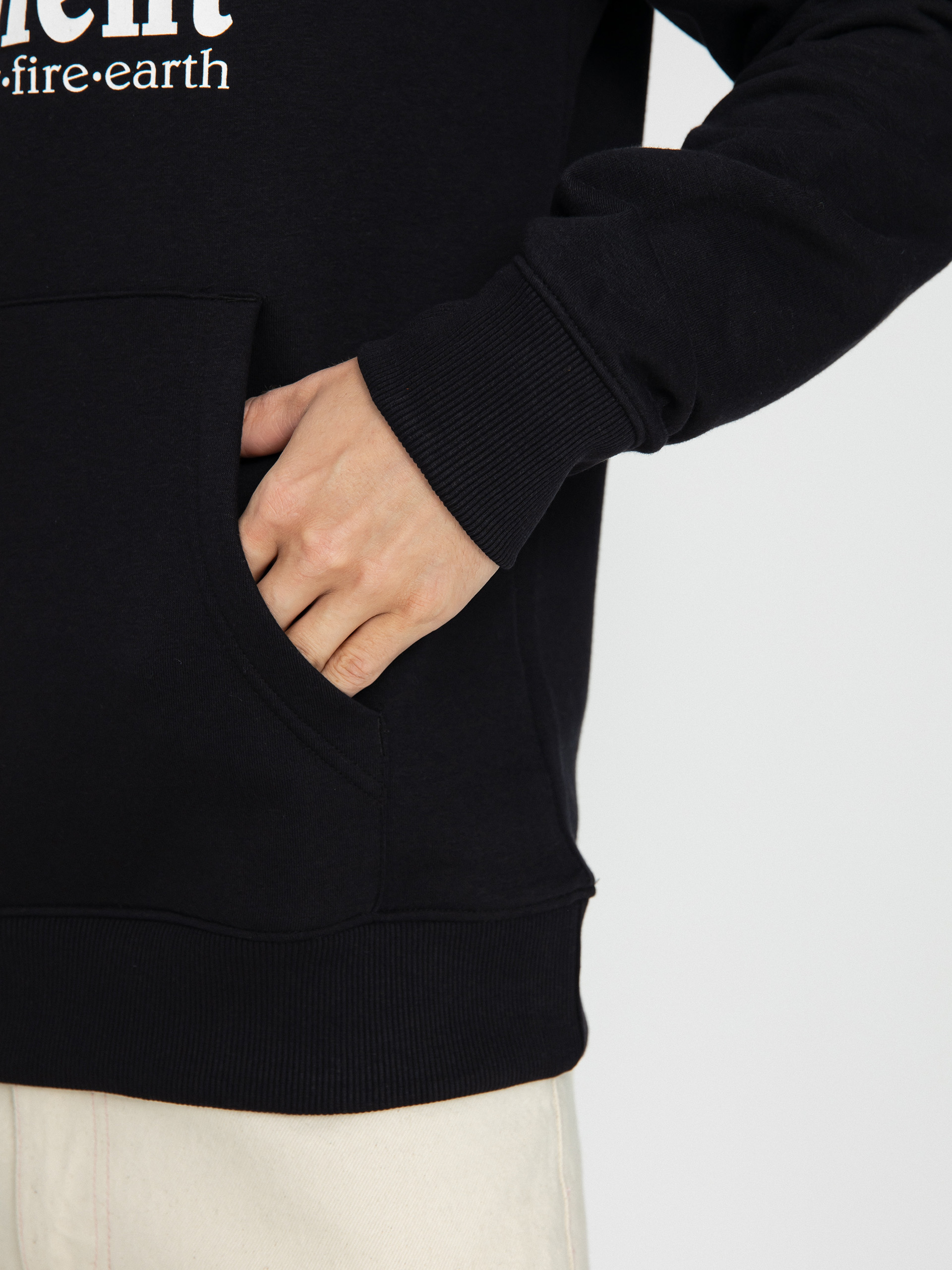 Hanorac cu glugă Element Vertical (flint black)