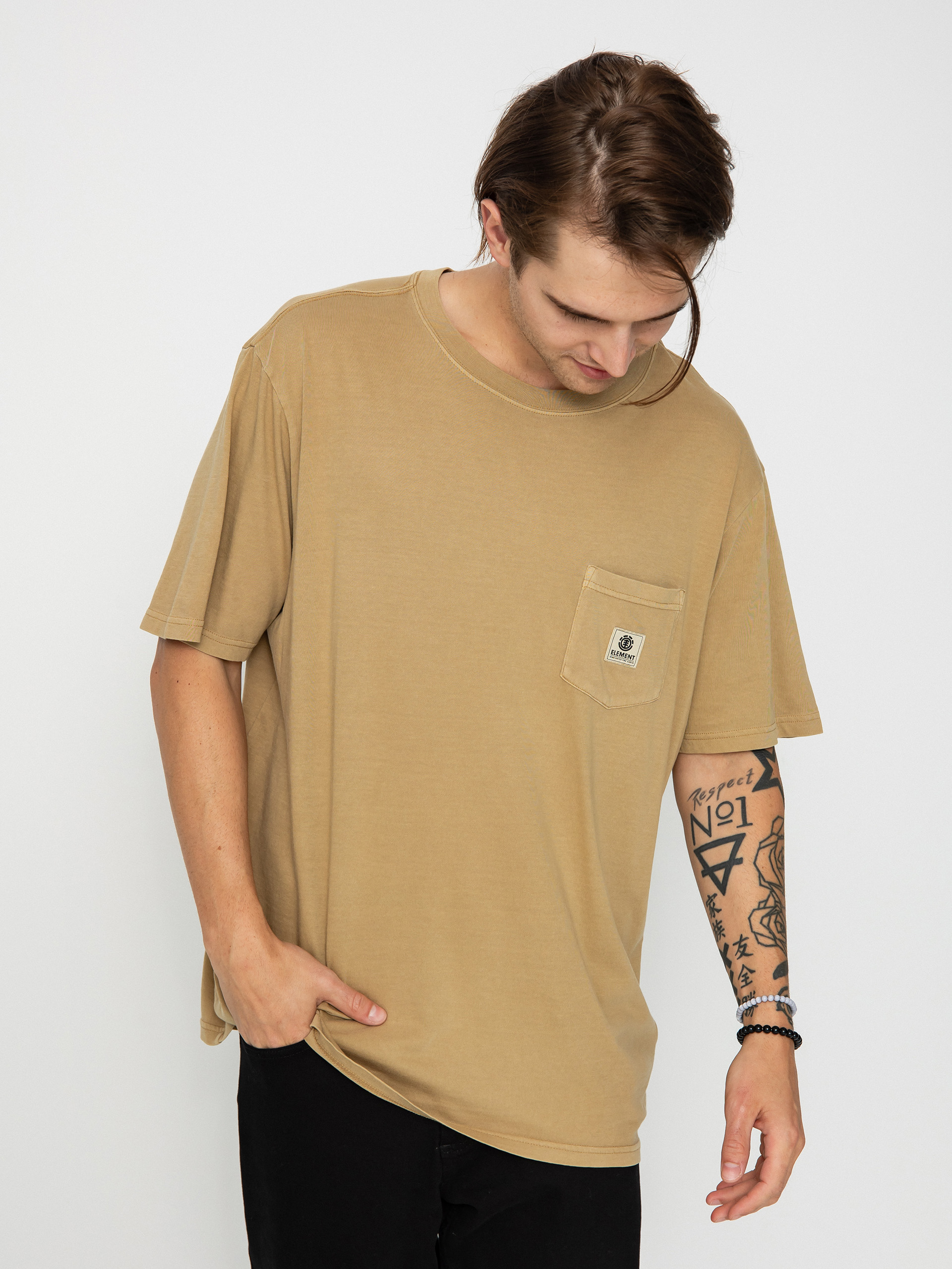 Tricou Element Basic Pkt (khaki)