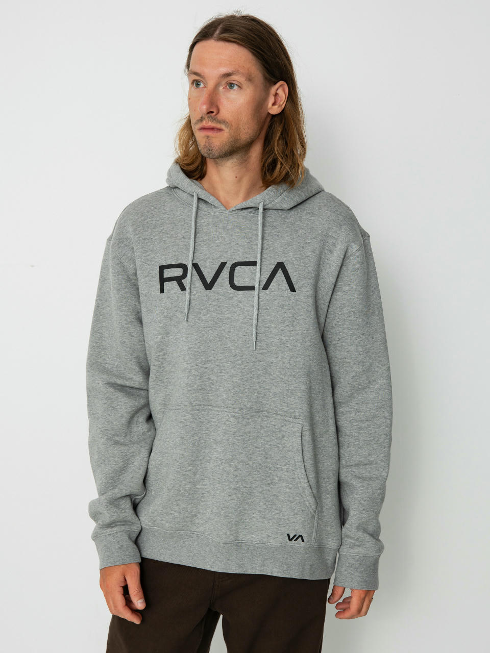 Hanorac cu glugă RVCA Big Rvca HD (athletic heather)