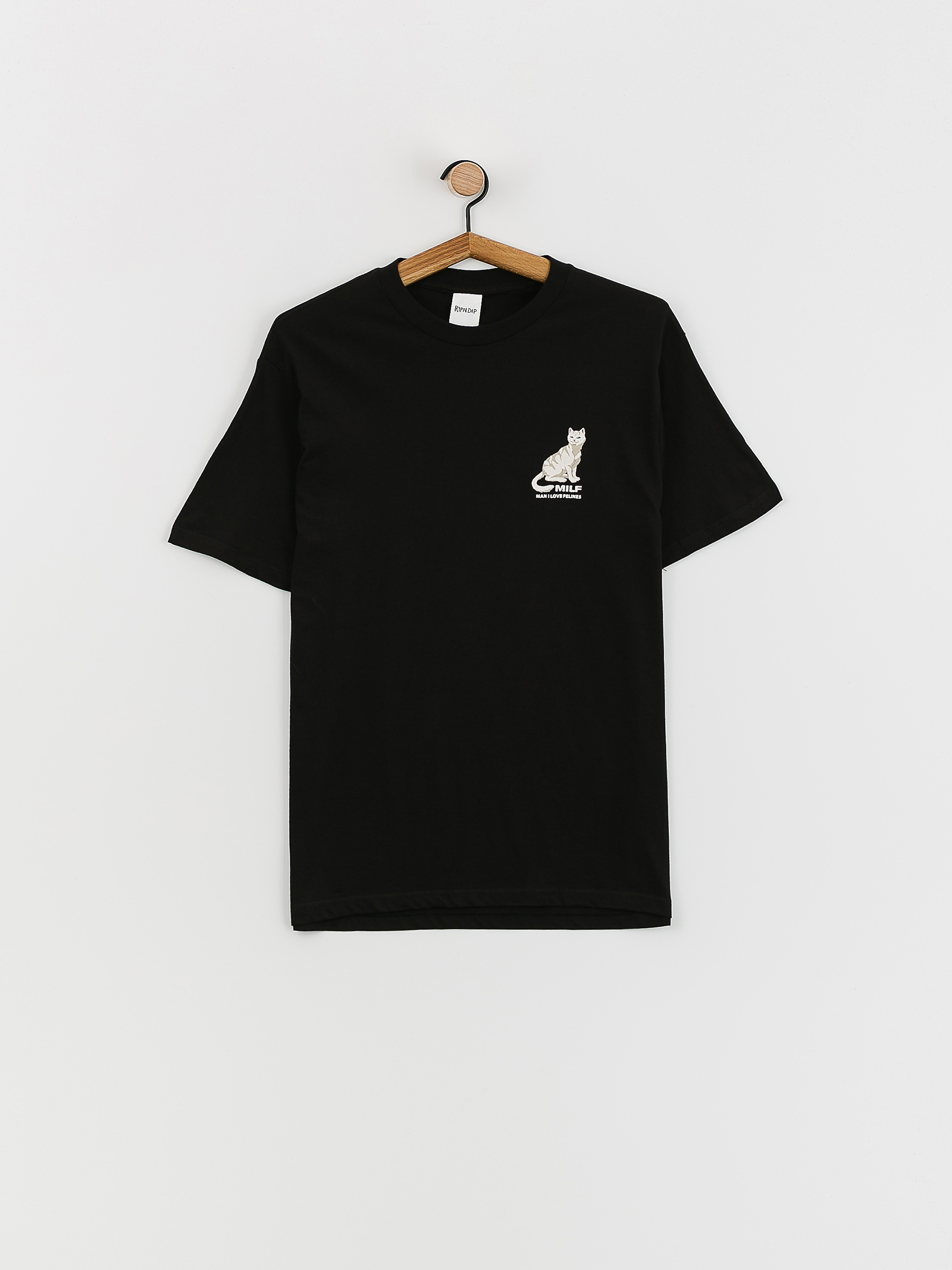 Tricou RipNDip Man I Love Felines (black)