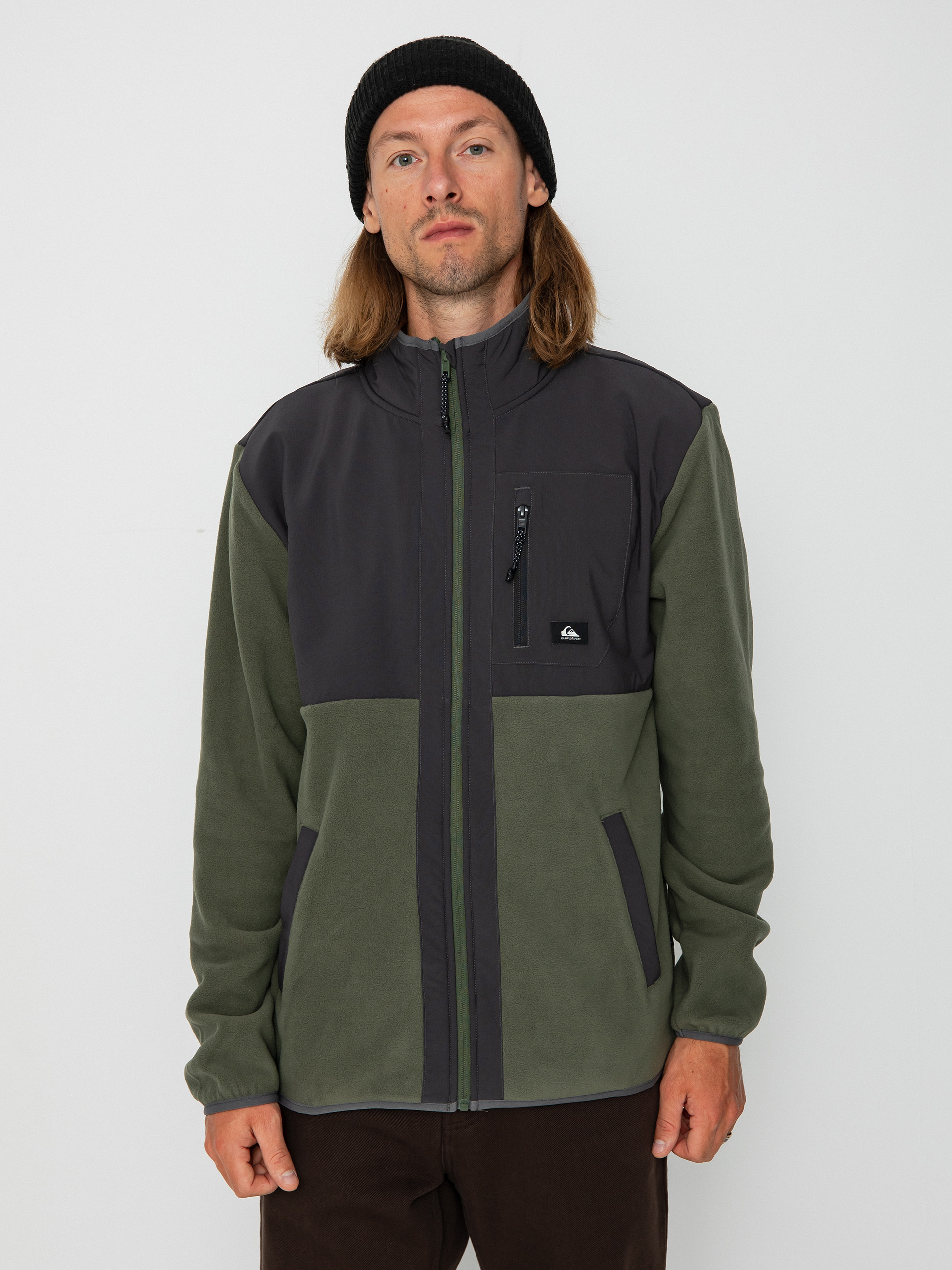 Hanorac din fleece Quiksilver Fz (thyme)