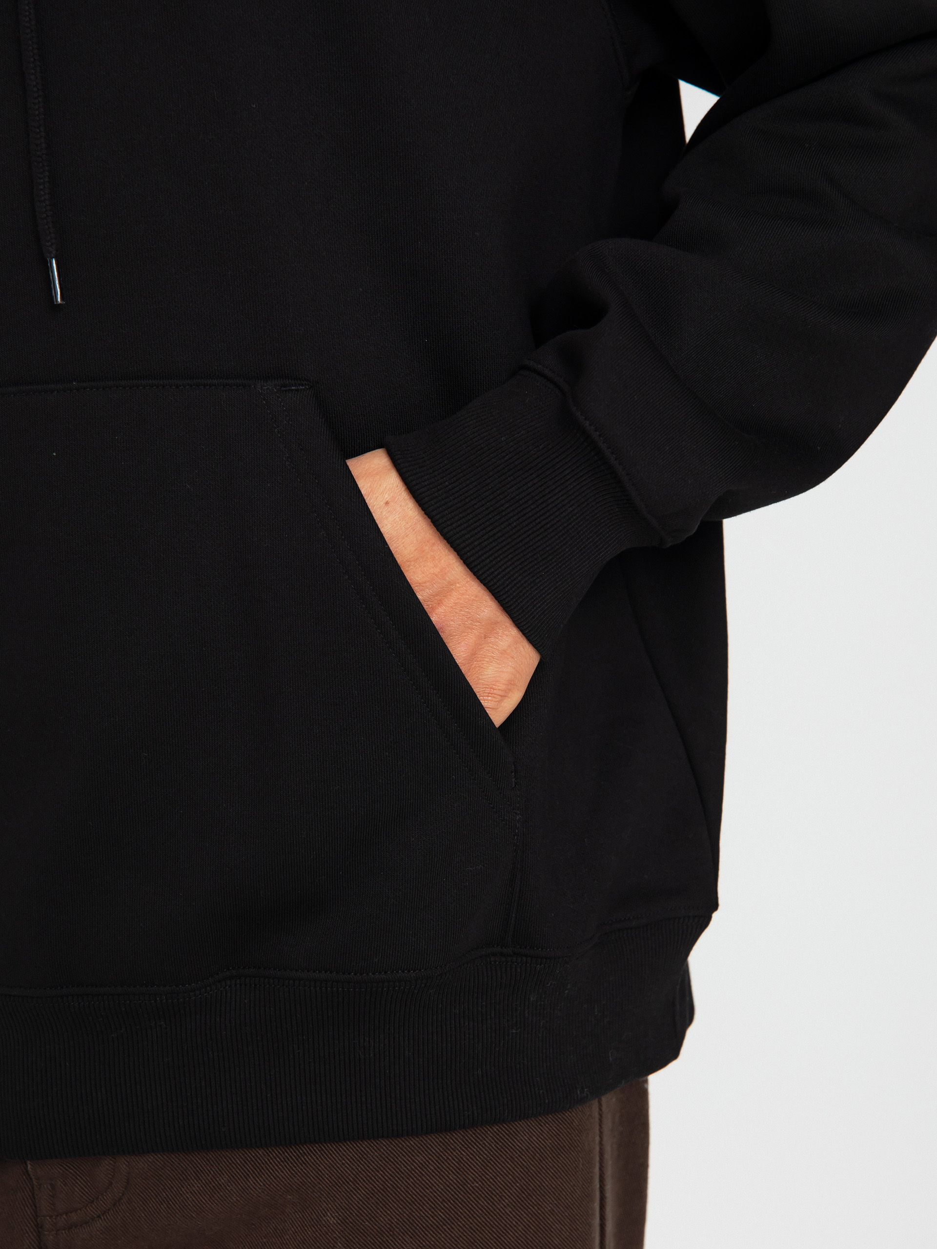 Hanorac cu glugă Carhartt WIP Carhartt HD (black/white)