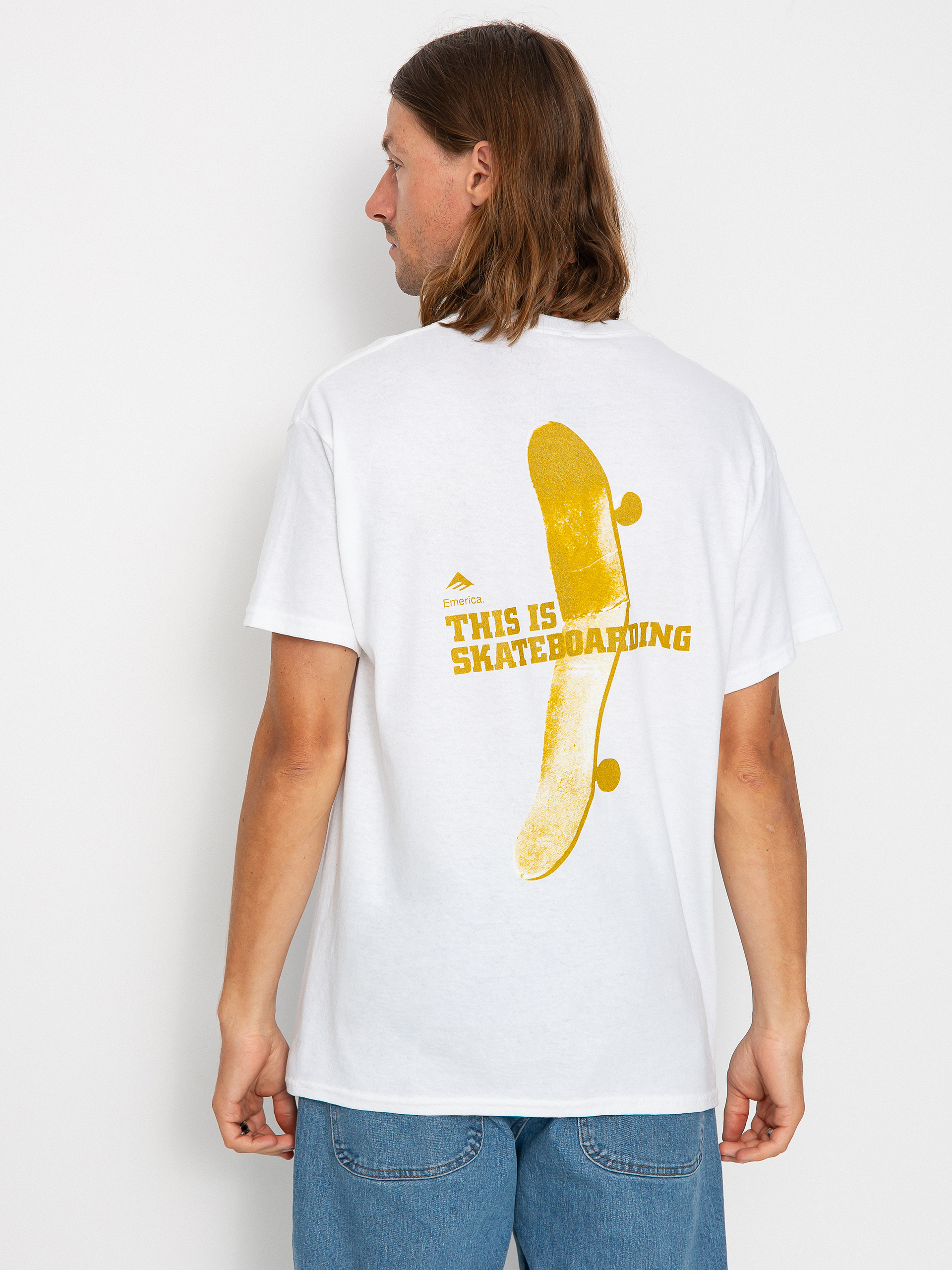 Tricou Emerica This Is Skateboarding (white)