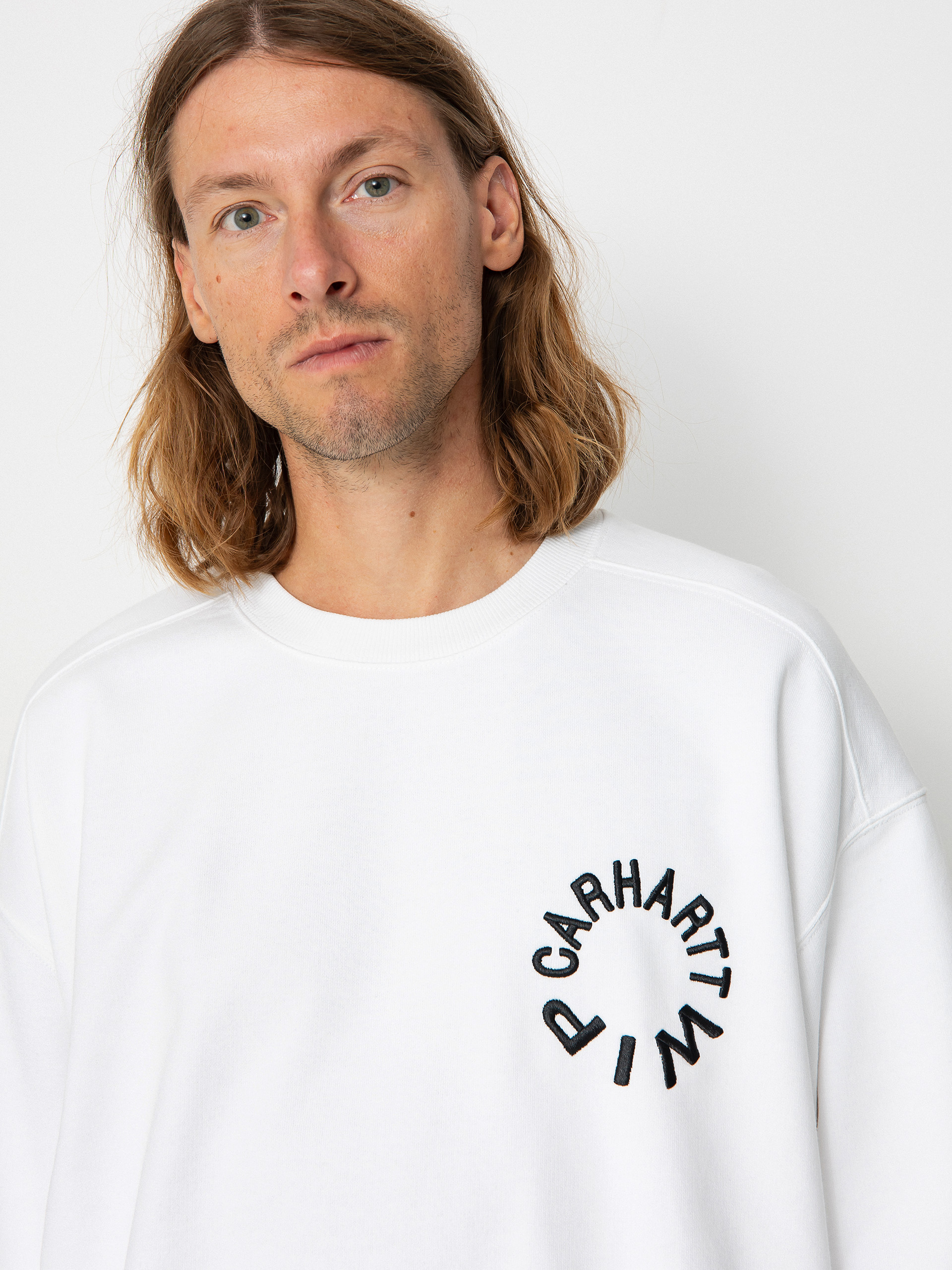 Hanorac Carhartt WIP Work Varsity (white/black)