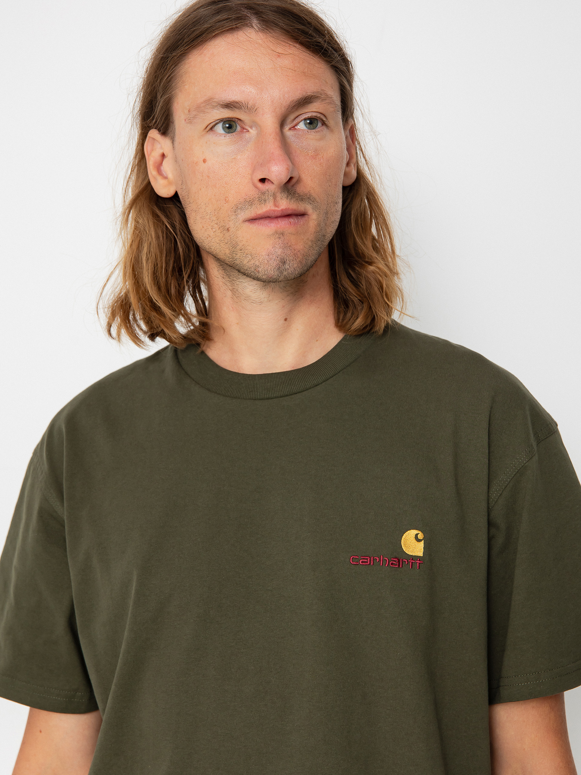 Tricou Carhartt WIP American Script (plant)