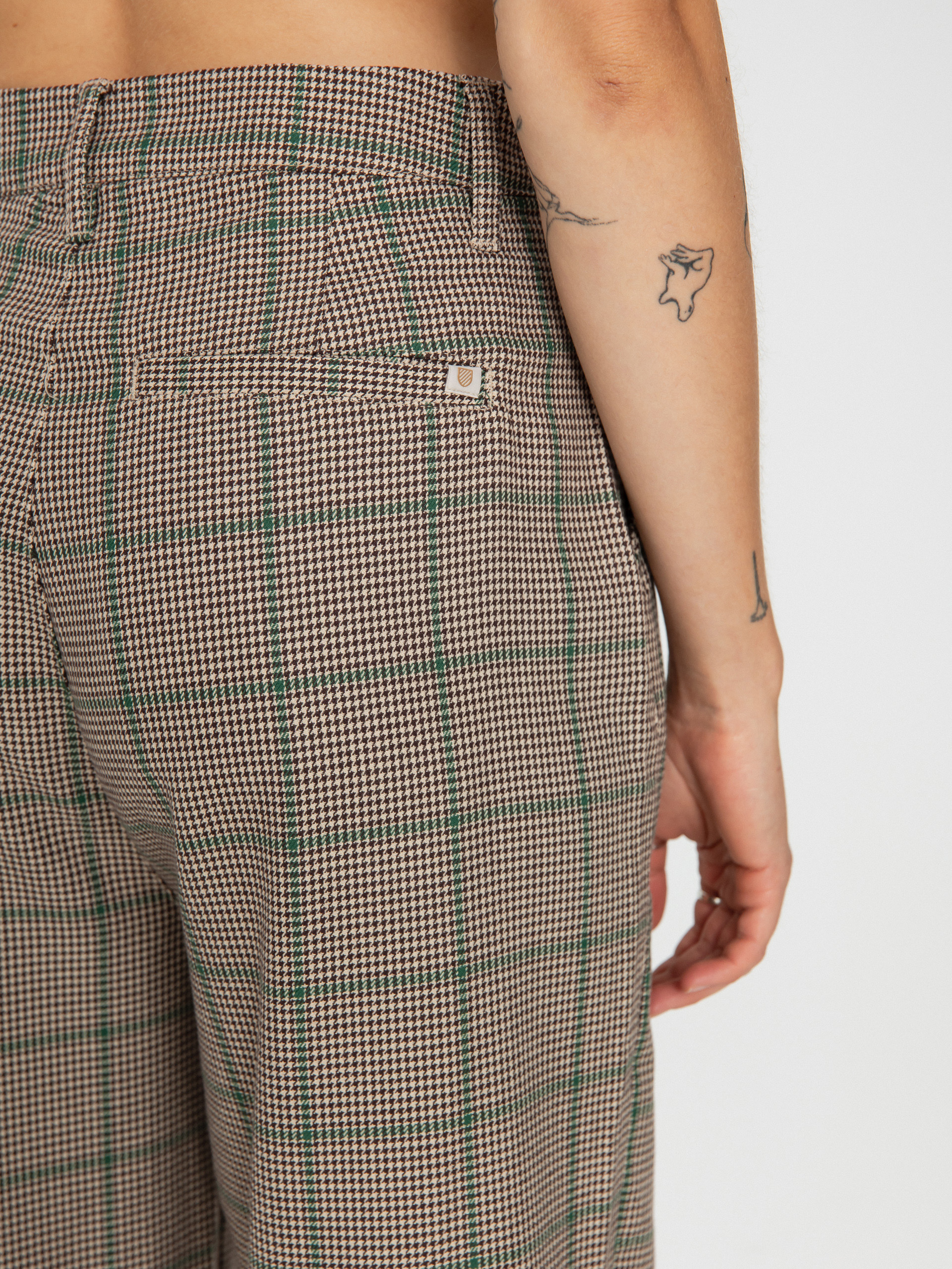 Pantaloni Brixton Victory Trouser Wmn (sesame/seal brown)