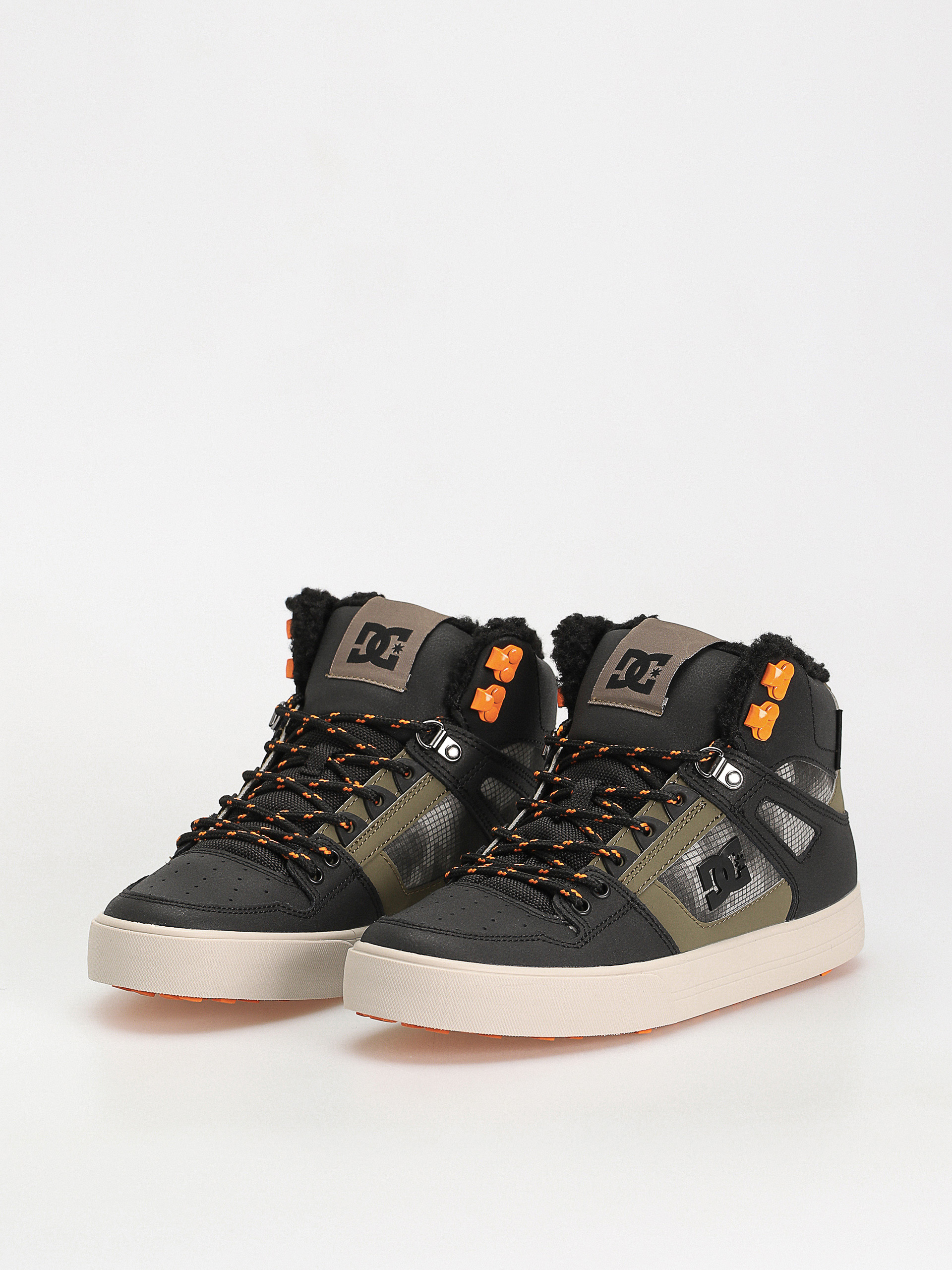 Pantofi de iarnă DC Pure Ht Wc Wnt (black/green print)