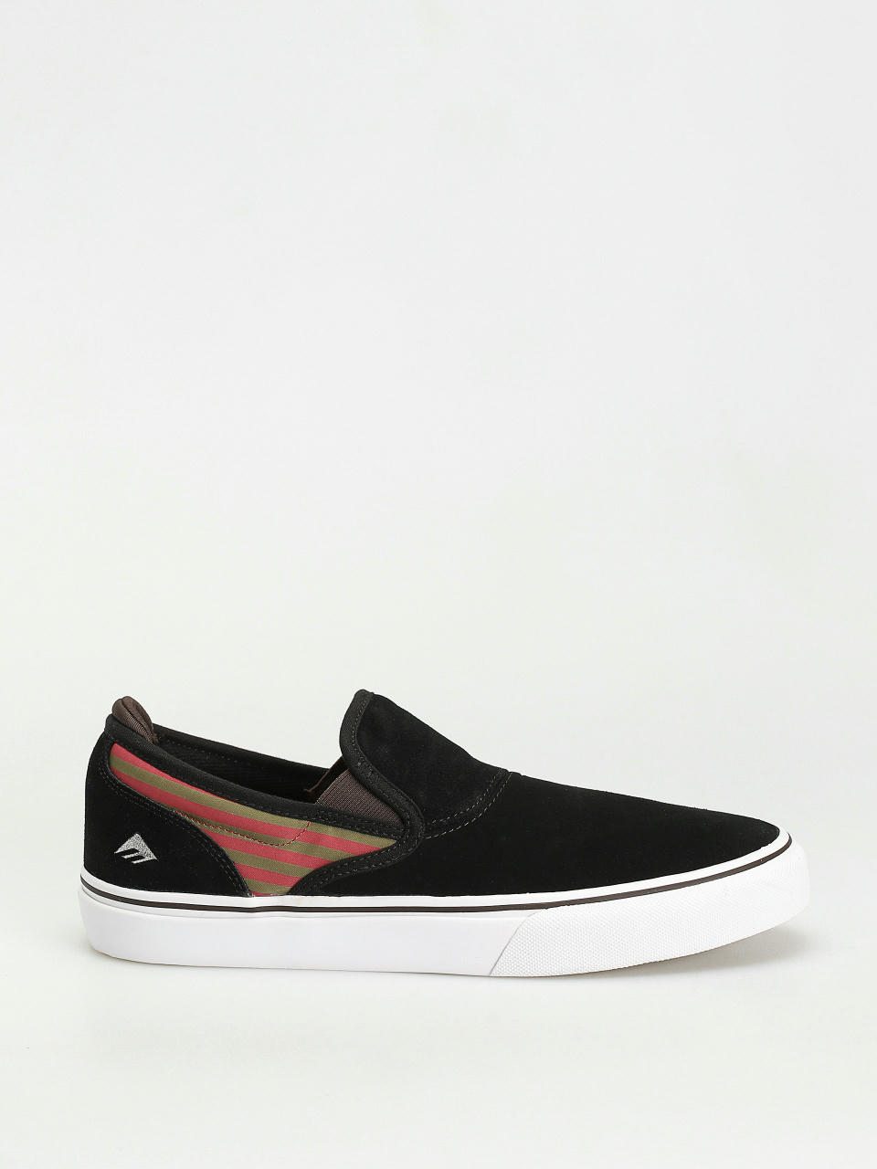 Pantofi Emerica Wino G6 Slip On (black/olive/red)