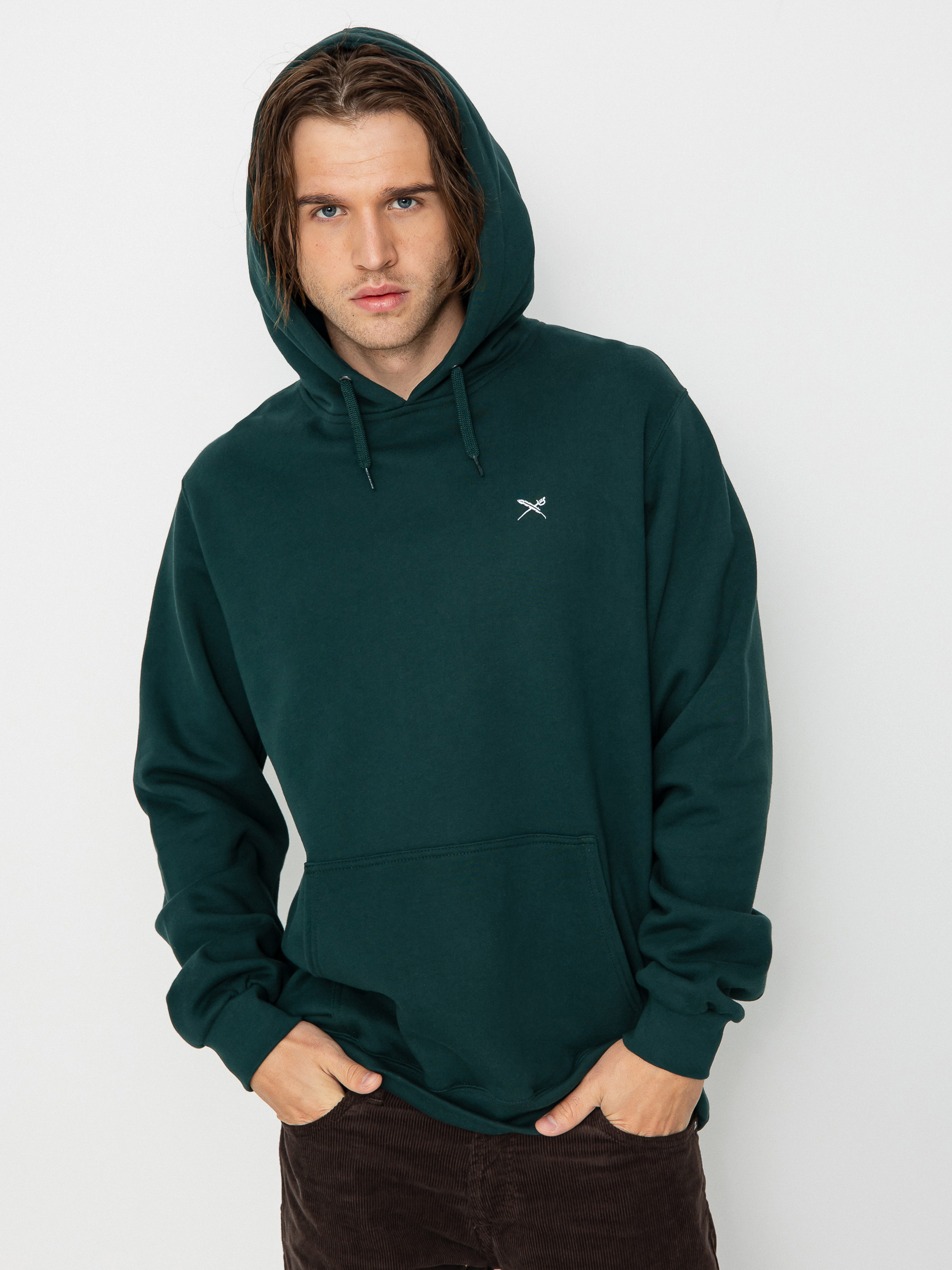 Hanorac cu glugu0103 Iriedaily Mini Flag 2 HD (night forest)