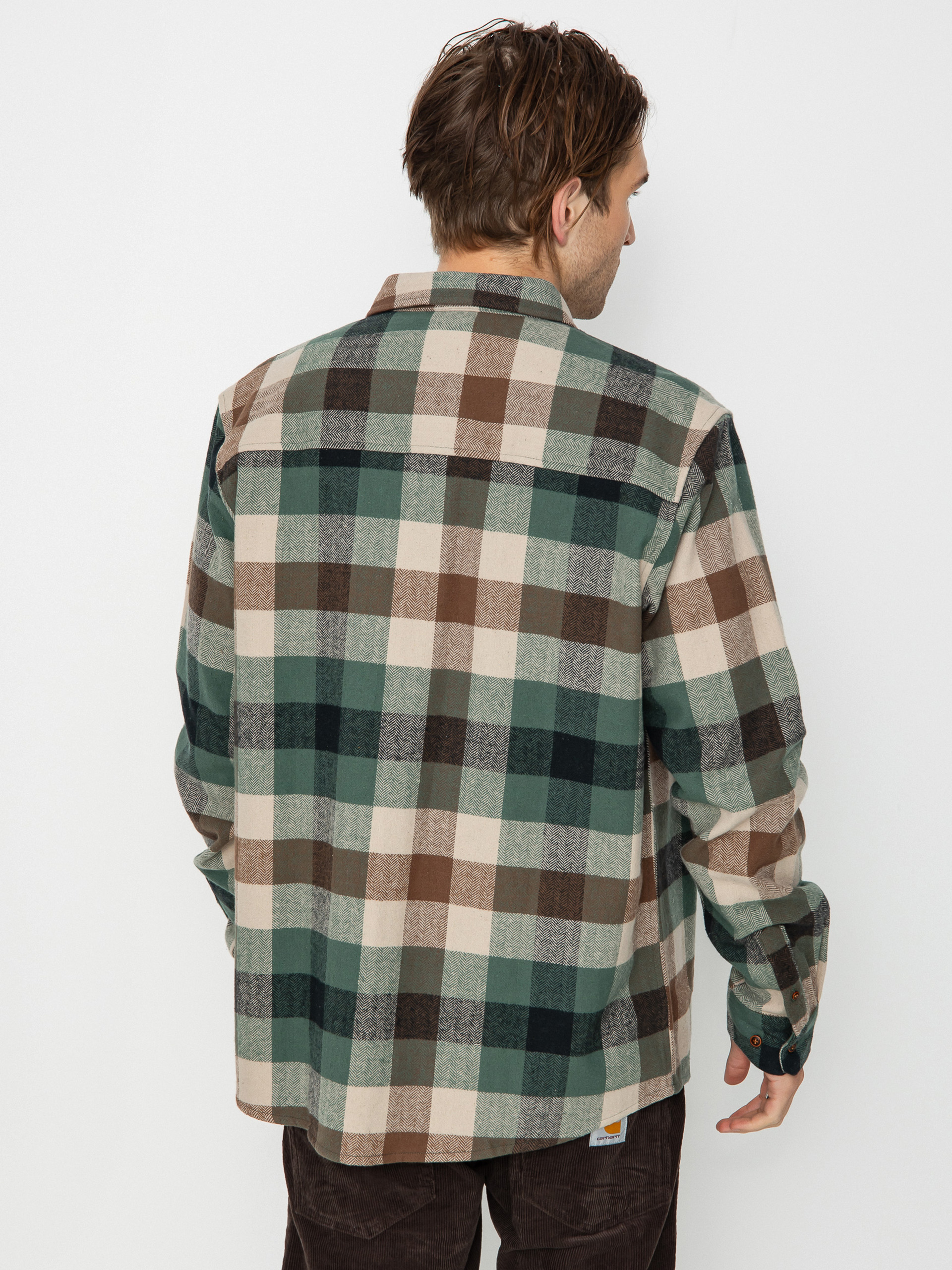 Cămașă Iriedaily Lumber Fella (jungle green)