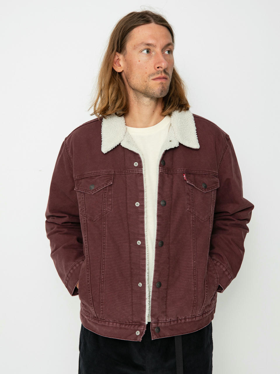 Geacă Levi's® Type 3 Sherpa Trucker (decadent chocolate)