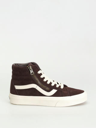 Pantofi Vans Sk8 Hi Reissue Side Zip (cozy hug dark brown)