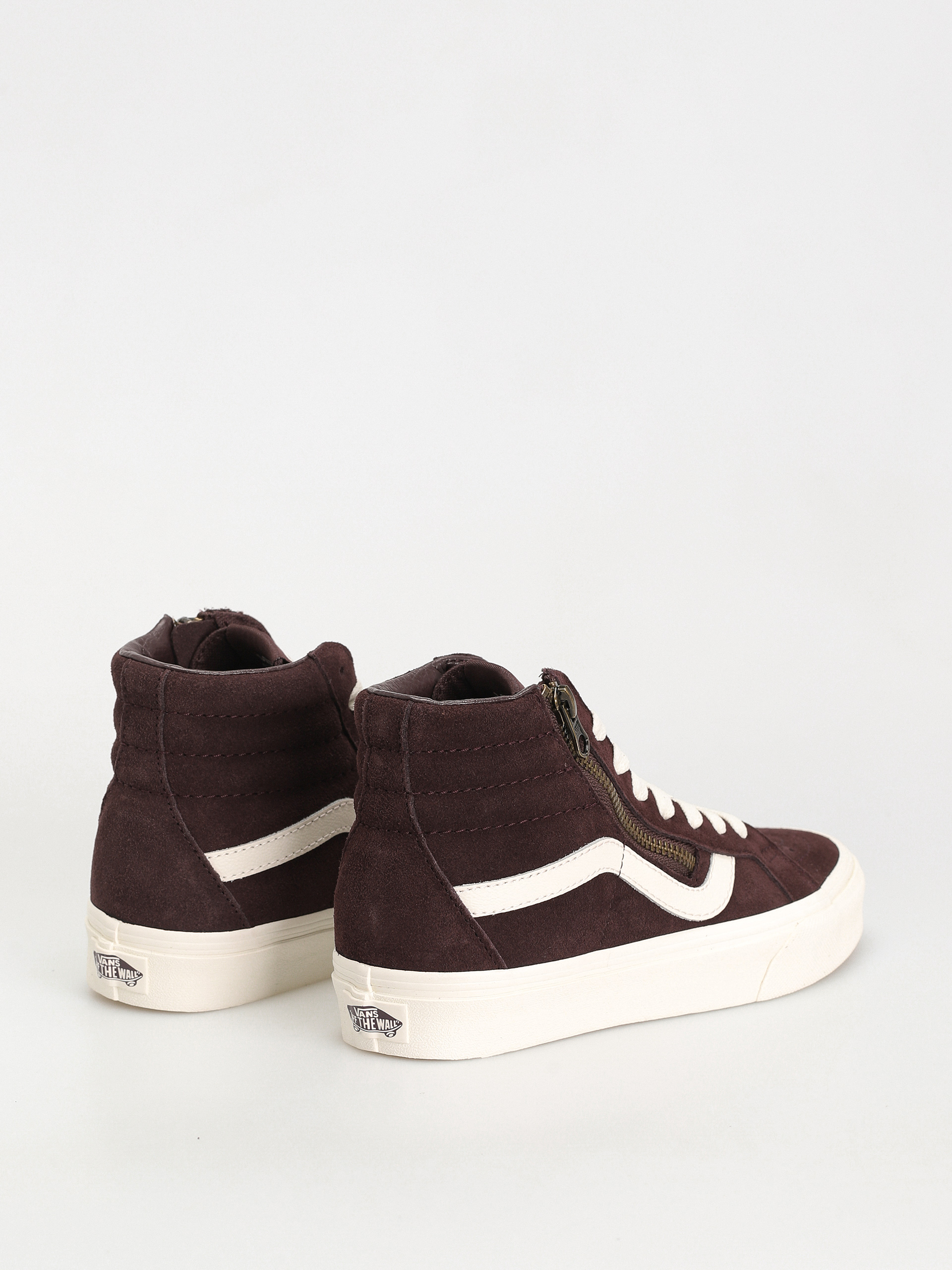 Pantofi Vans Sk8 Hi Reissue Side Zip (cozy hug dark brown)