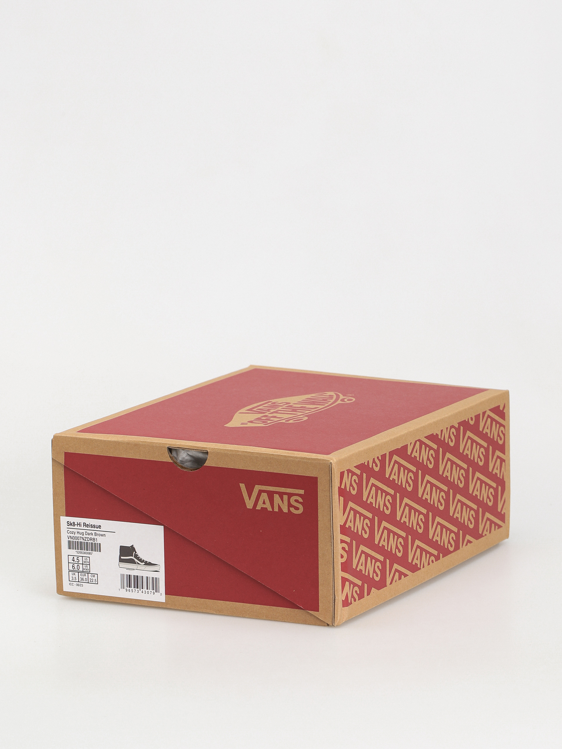 Pantofi Vans Sk8 Hi Reissue Side Zip (cozy hug dark brown)