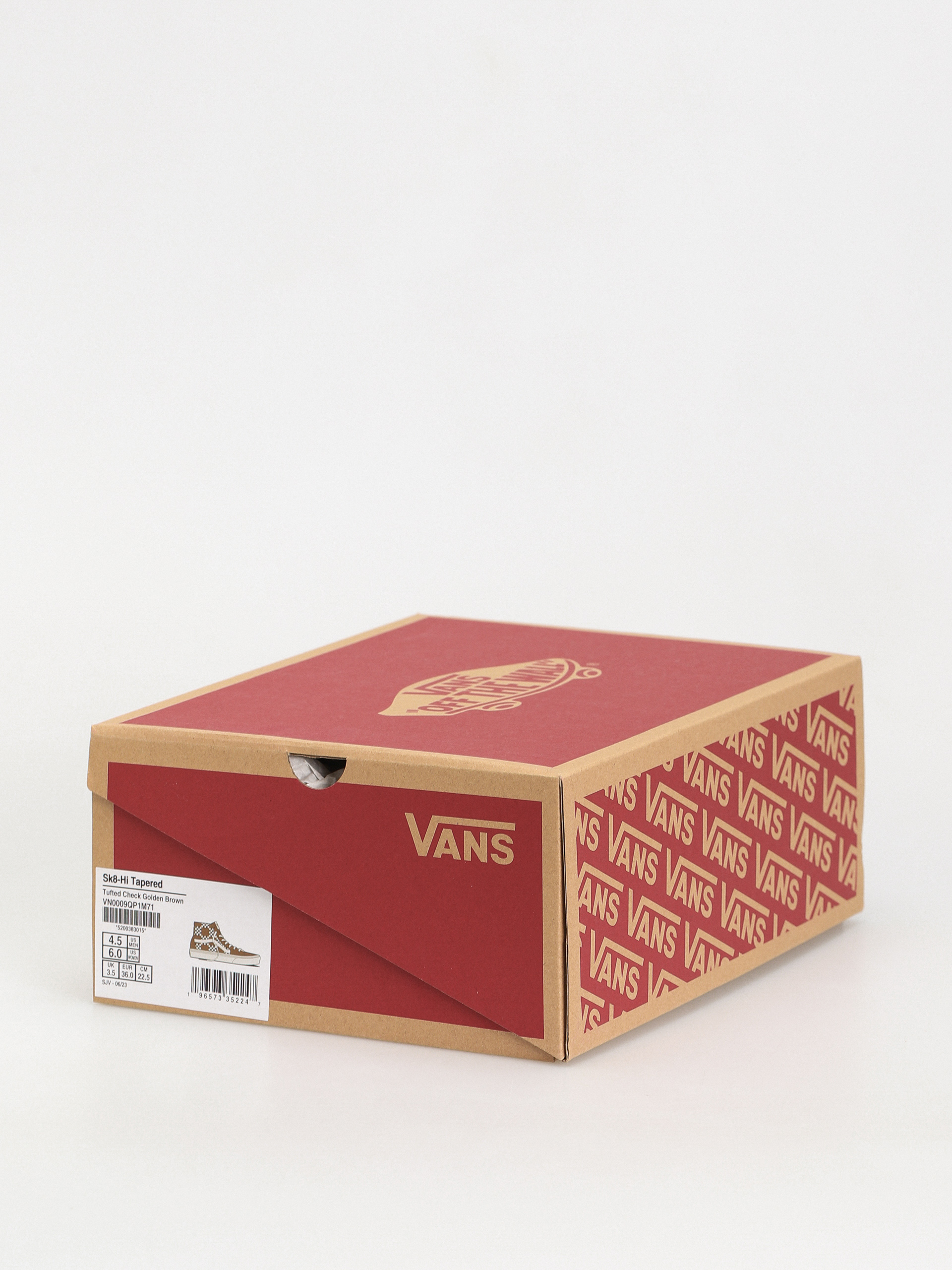 Pantofi Vans Sk8 Hi Tapered (tufted check golden brown)