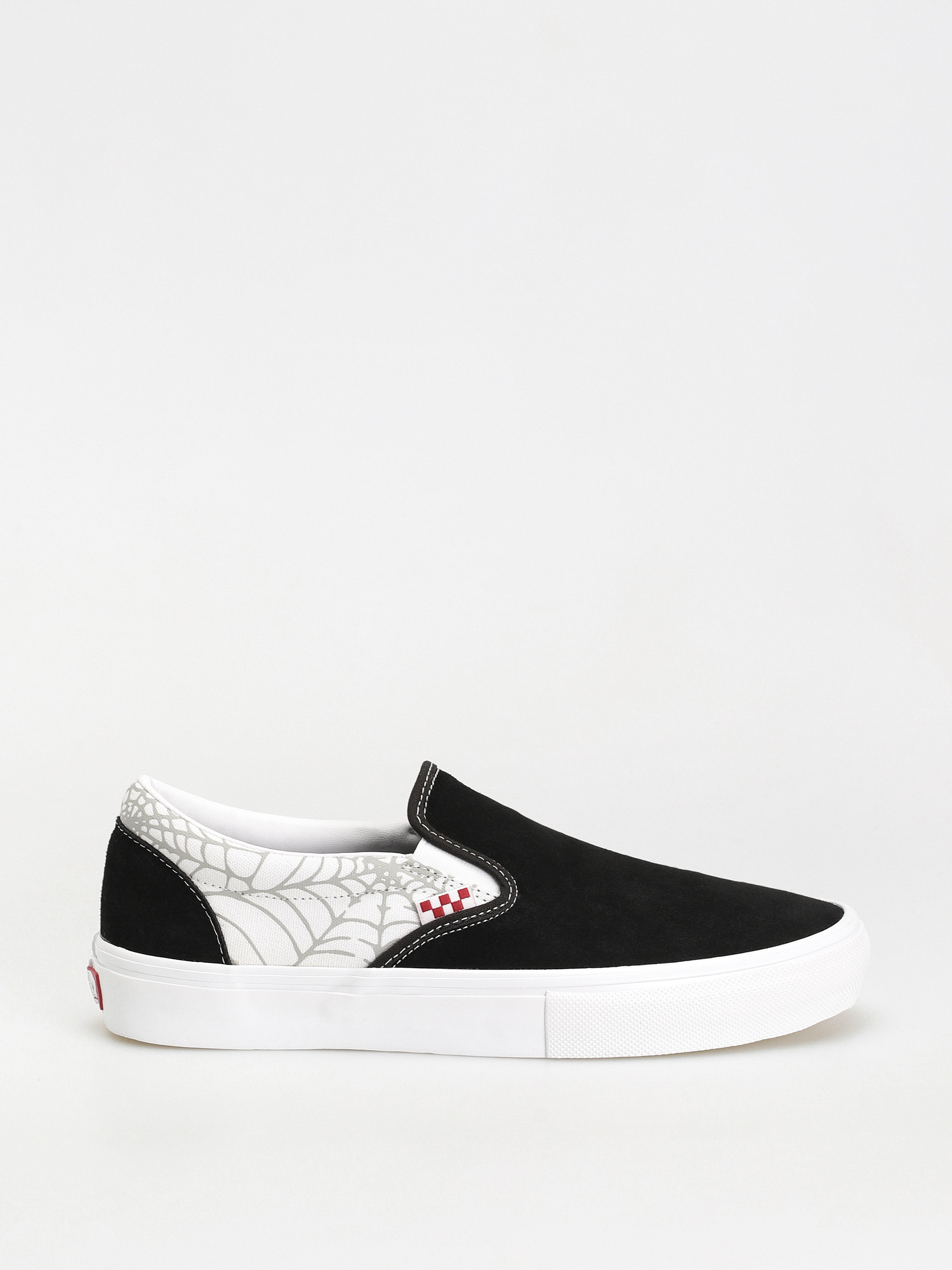 Pantofi Vans Skate Slip On (black widow spider black/white/red)