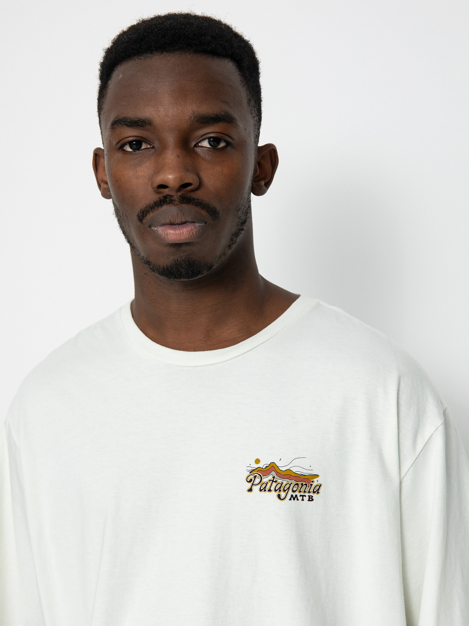 Tricou Patagonia Protect Pedal Organic (birch white)