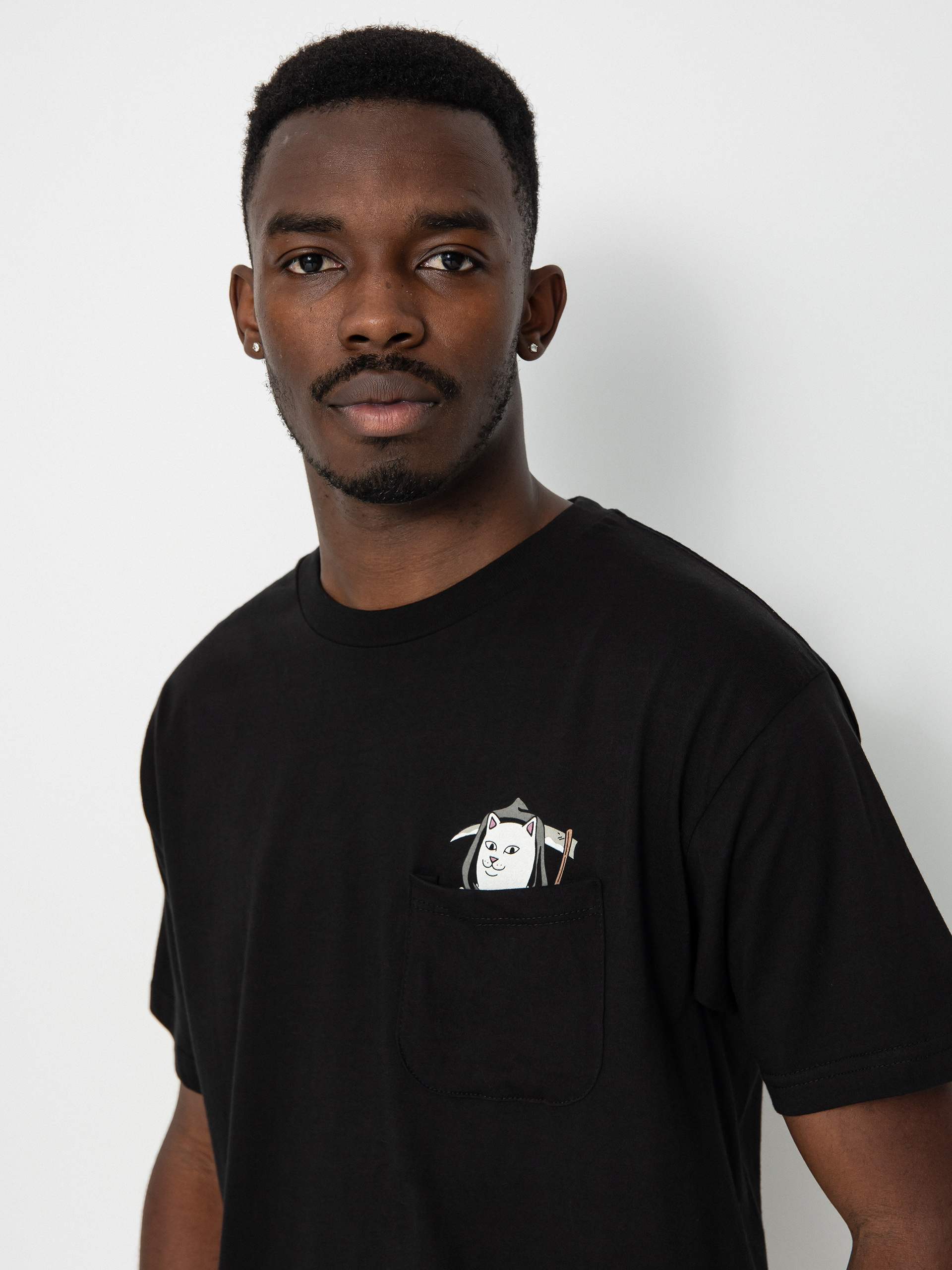 Tricou RipNDip Grim Nermer Pocket (black)