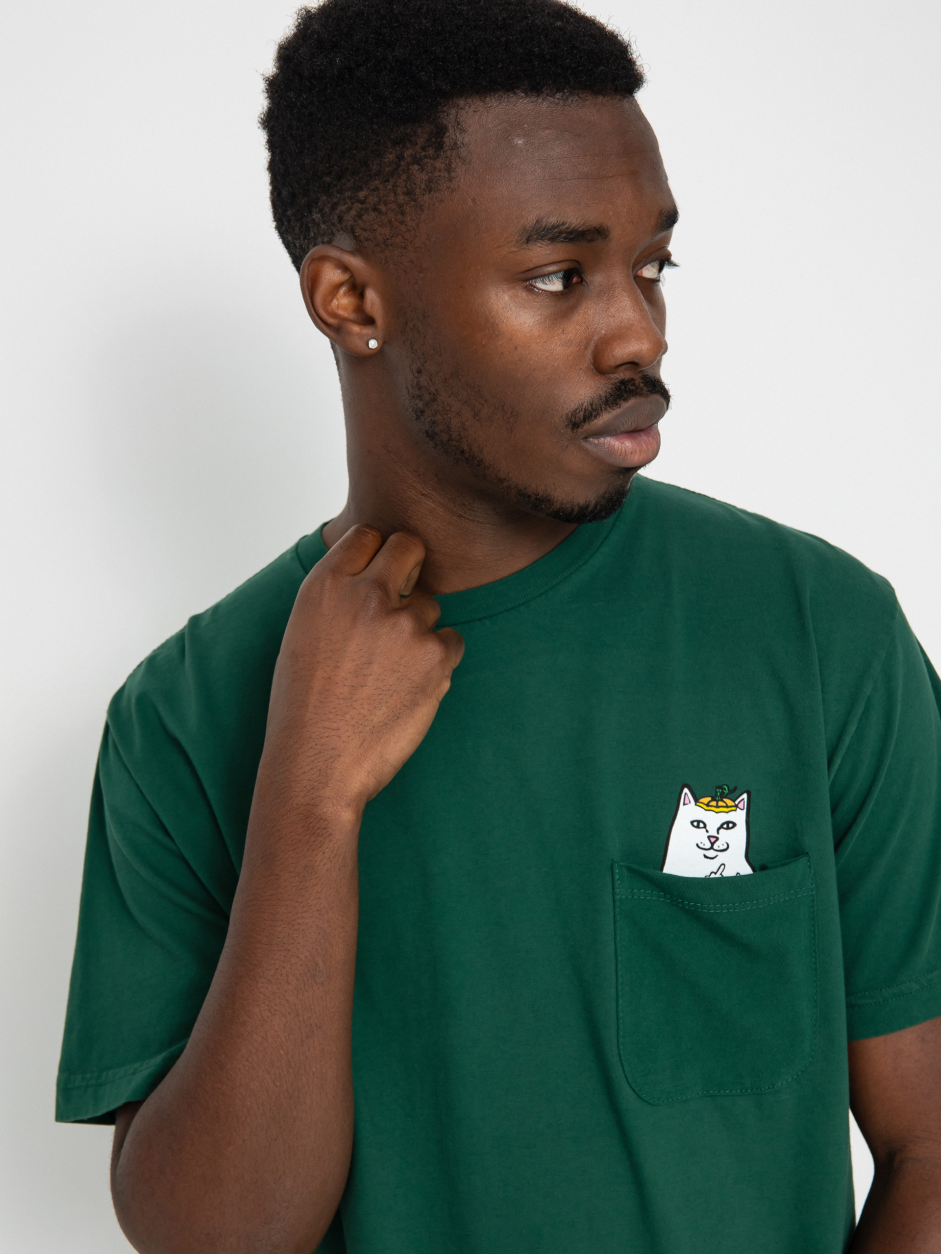 Tricou RipNDip Pumpkin Nerm Pocket (hunter green)