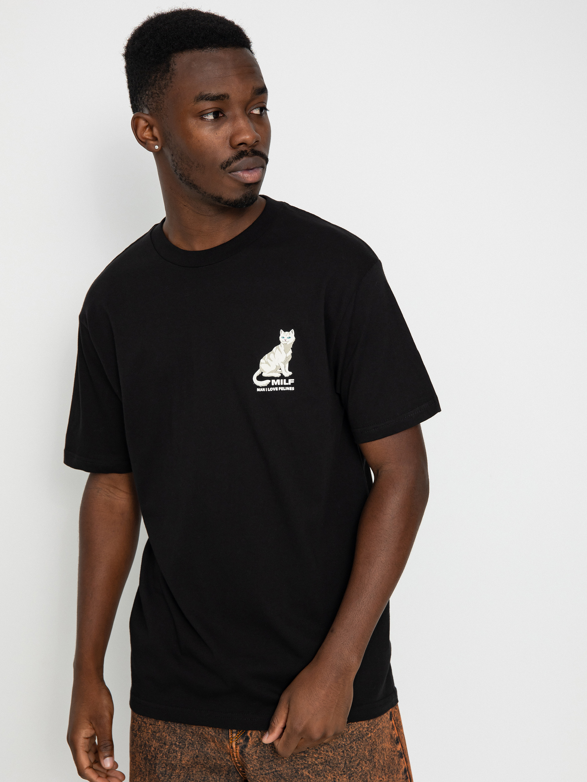 Tricou RipNDip Man I Love Felines (black)