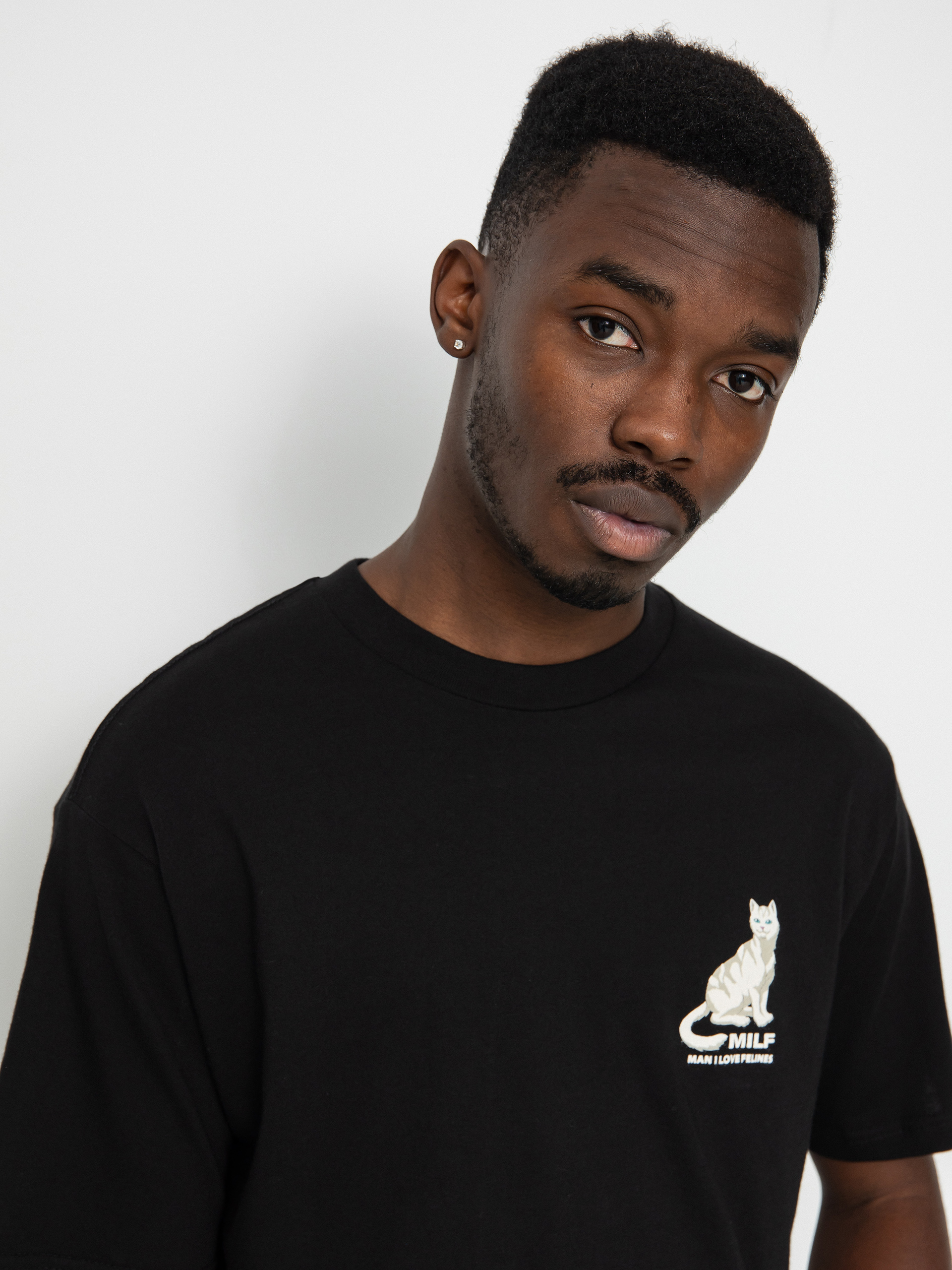 Tricou RipNDip Man I Love Felines (black)