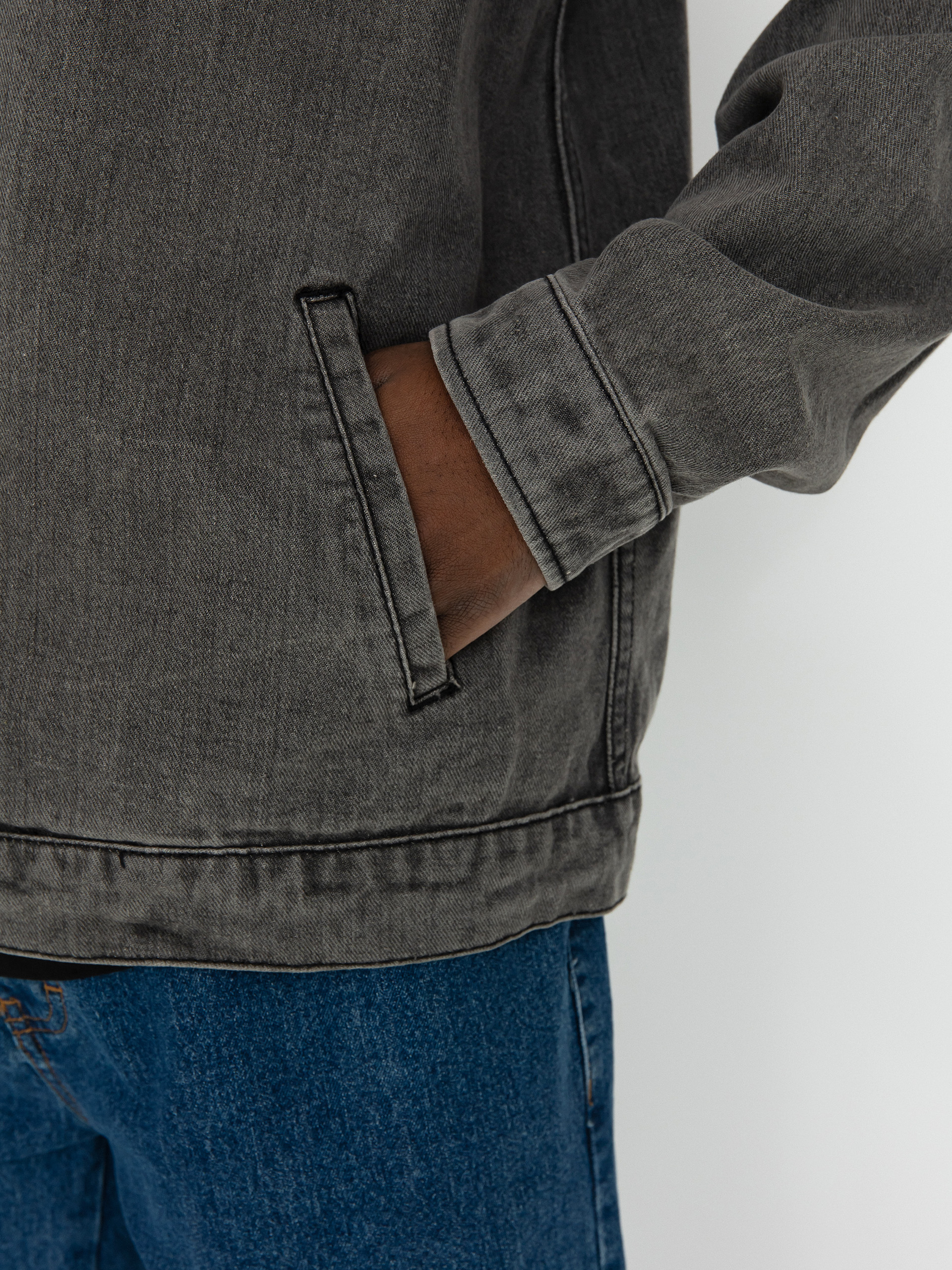 Geacă RipNDip Los Feliz (charcoal stone wash)