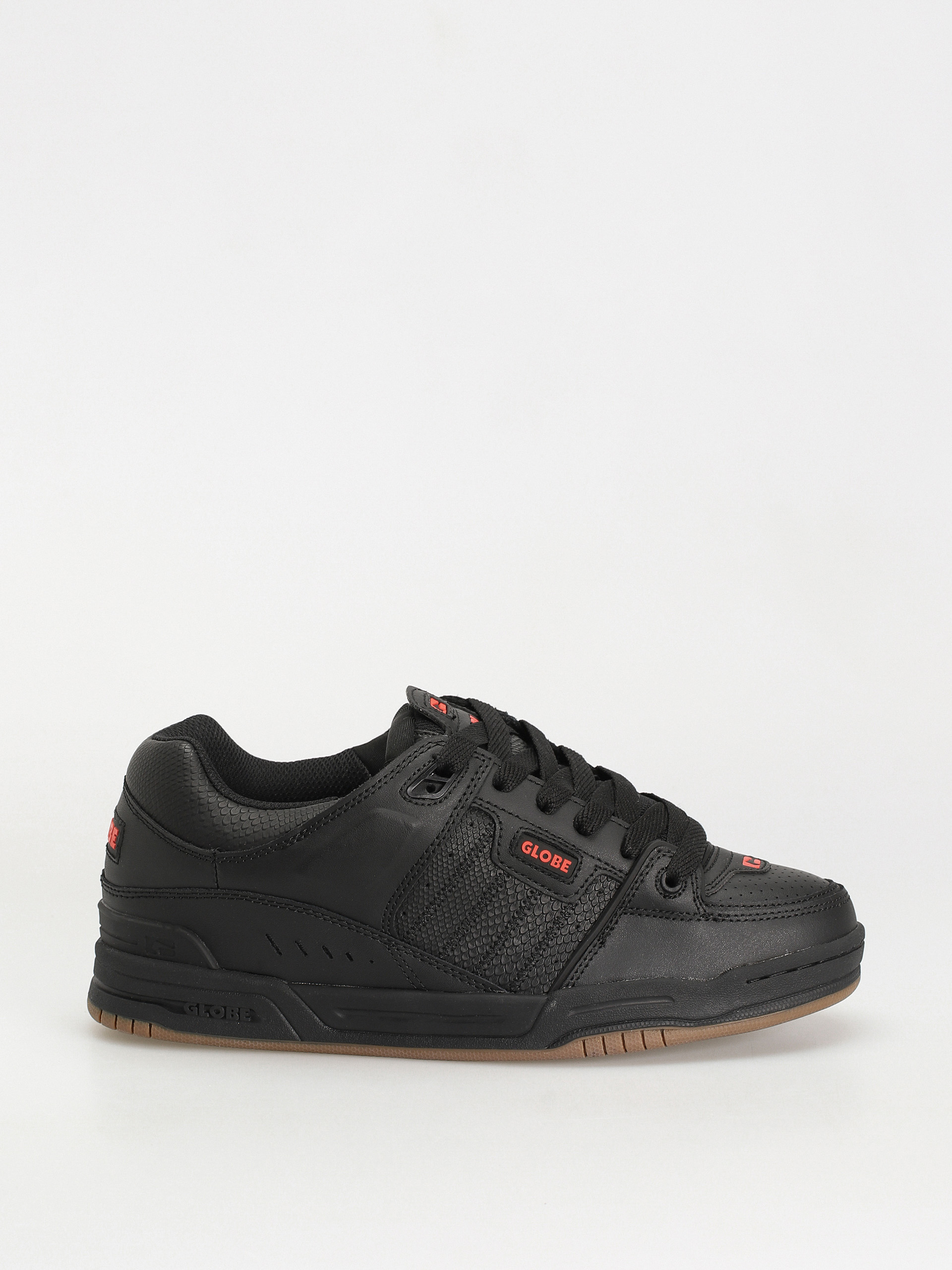 Pantofi Globe Fusion (black/snake/red)