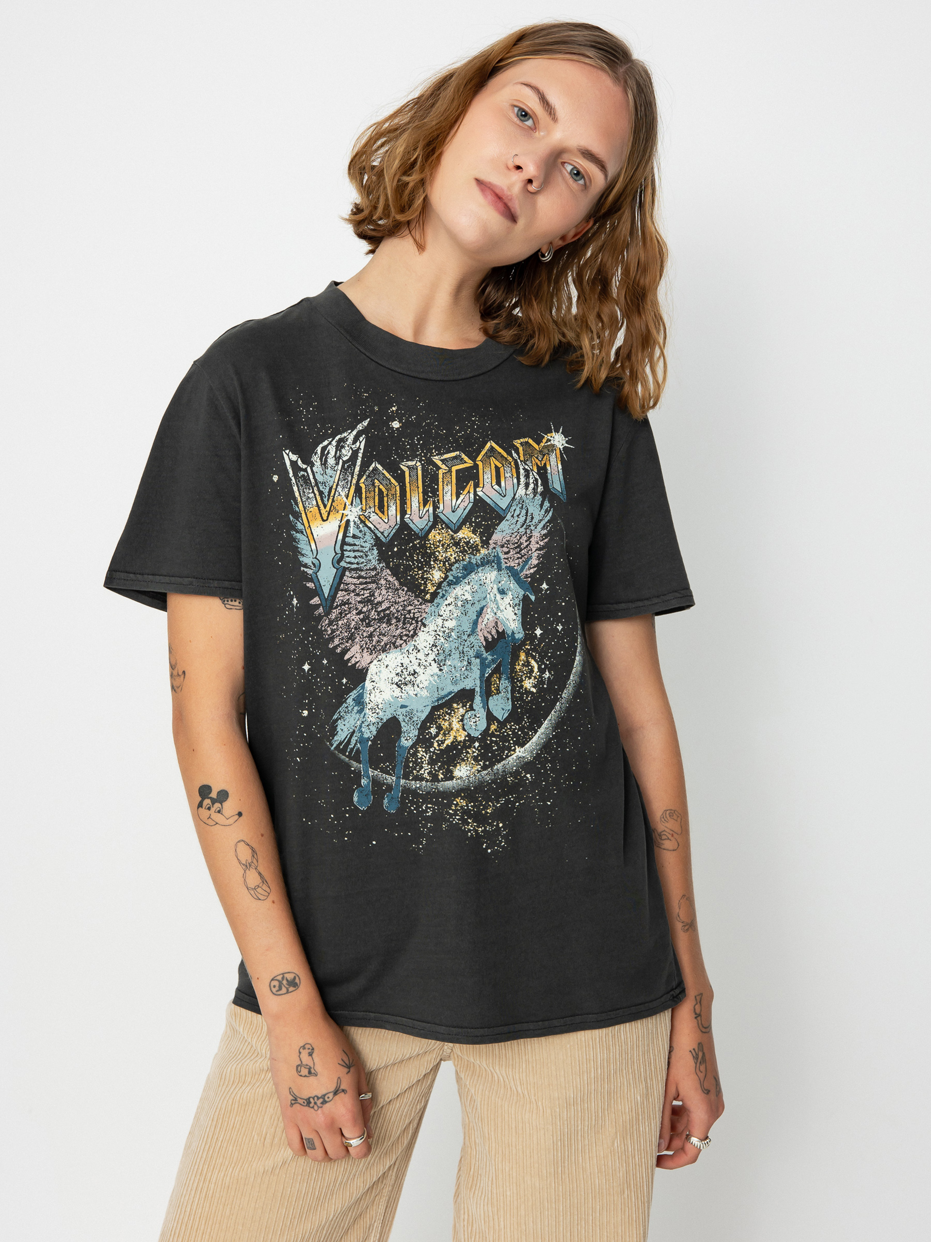 Tricou Volcom Lock It Up Wmn (black)