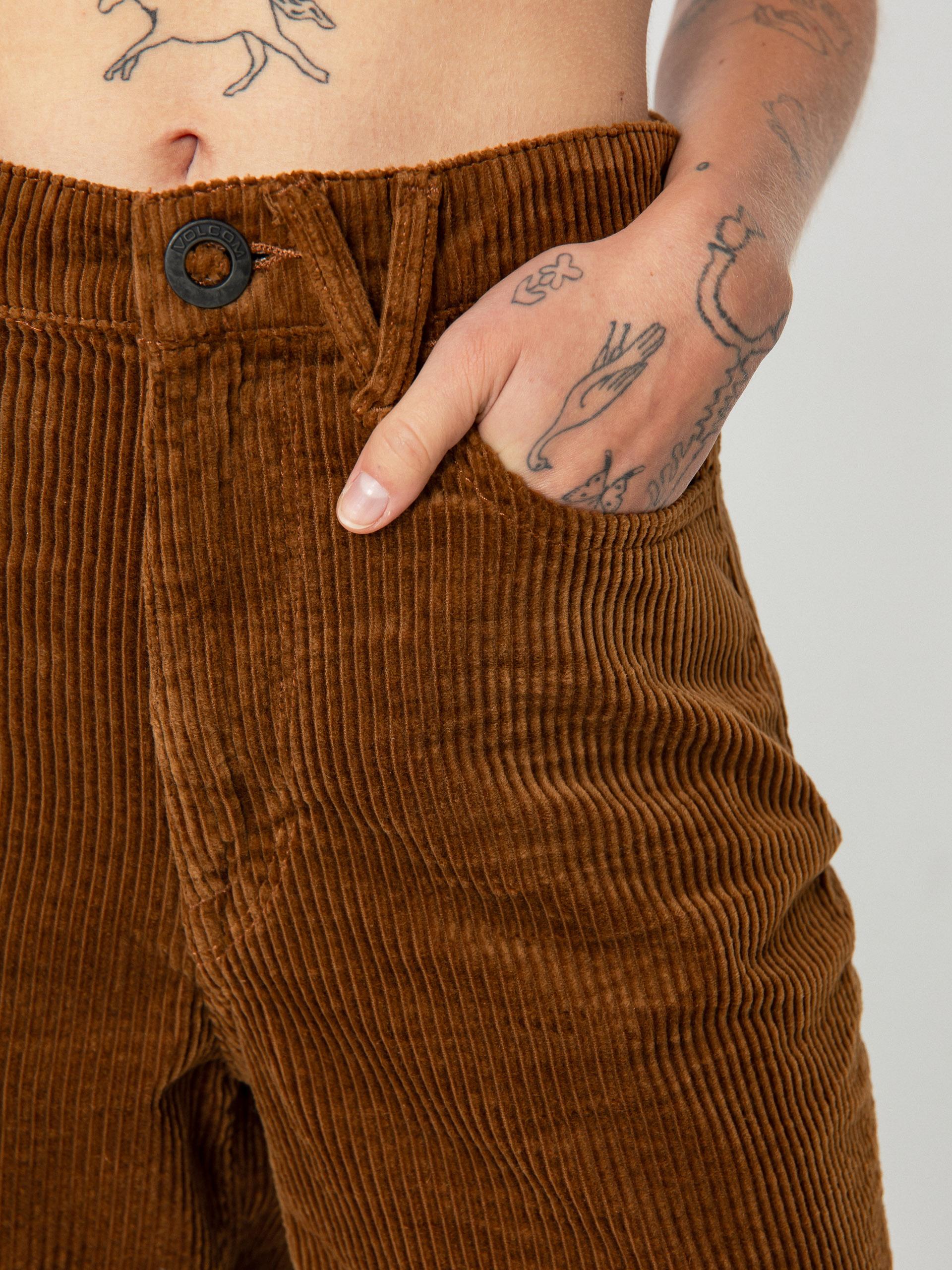 Pantaloni Volcom Weellow Cord Wmn (toffee)