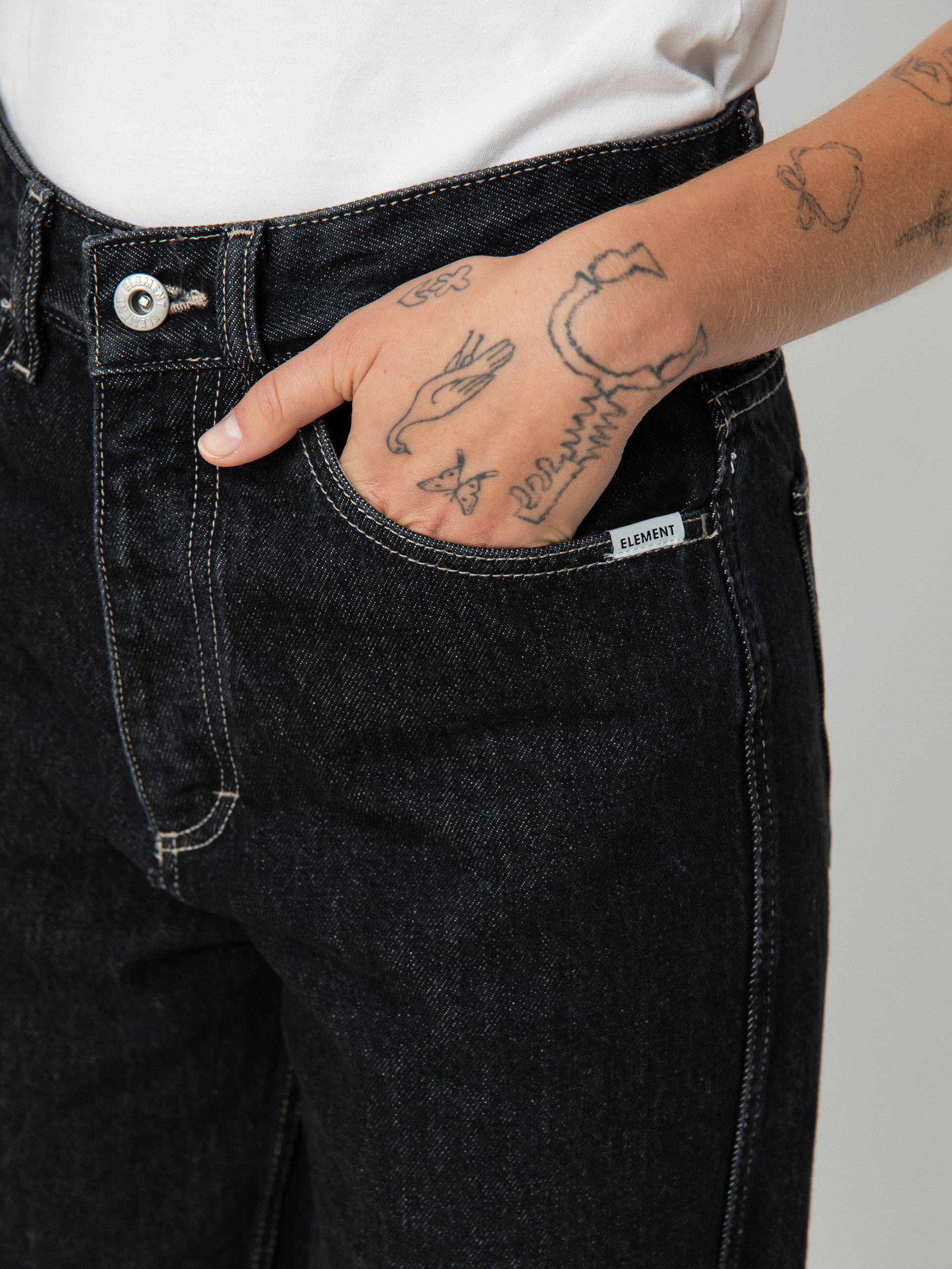 Pantaloni Element 365 Pant Wmn (washed black)