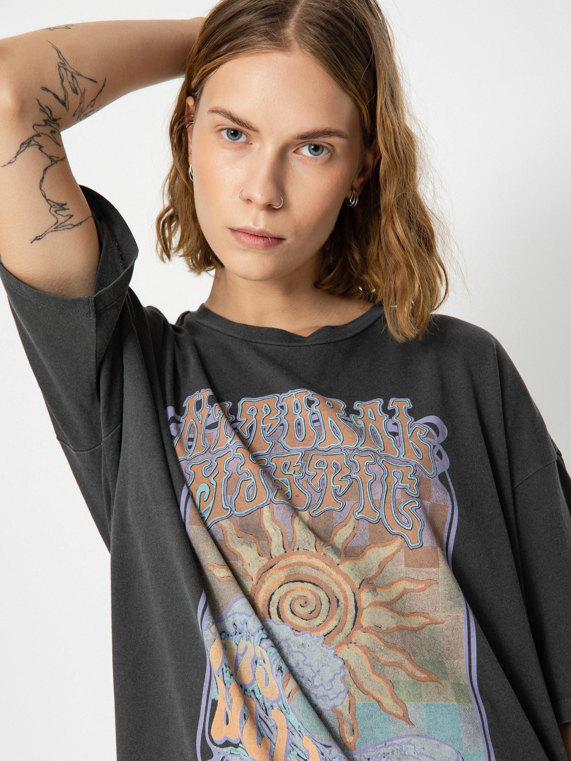 Tricou Billabong Natural Mystic Wmn (off black)