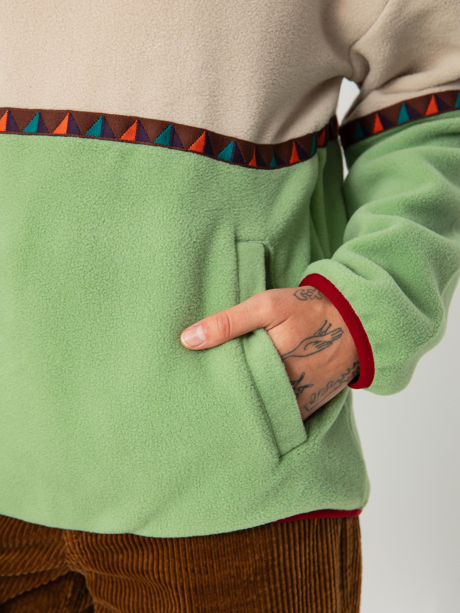 Pentru femei Hanorac din fleece Iriedaily Holina (piquant green)