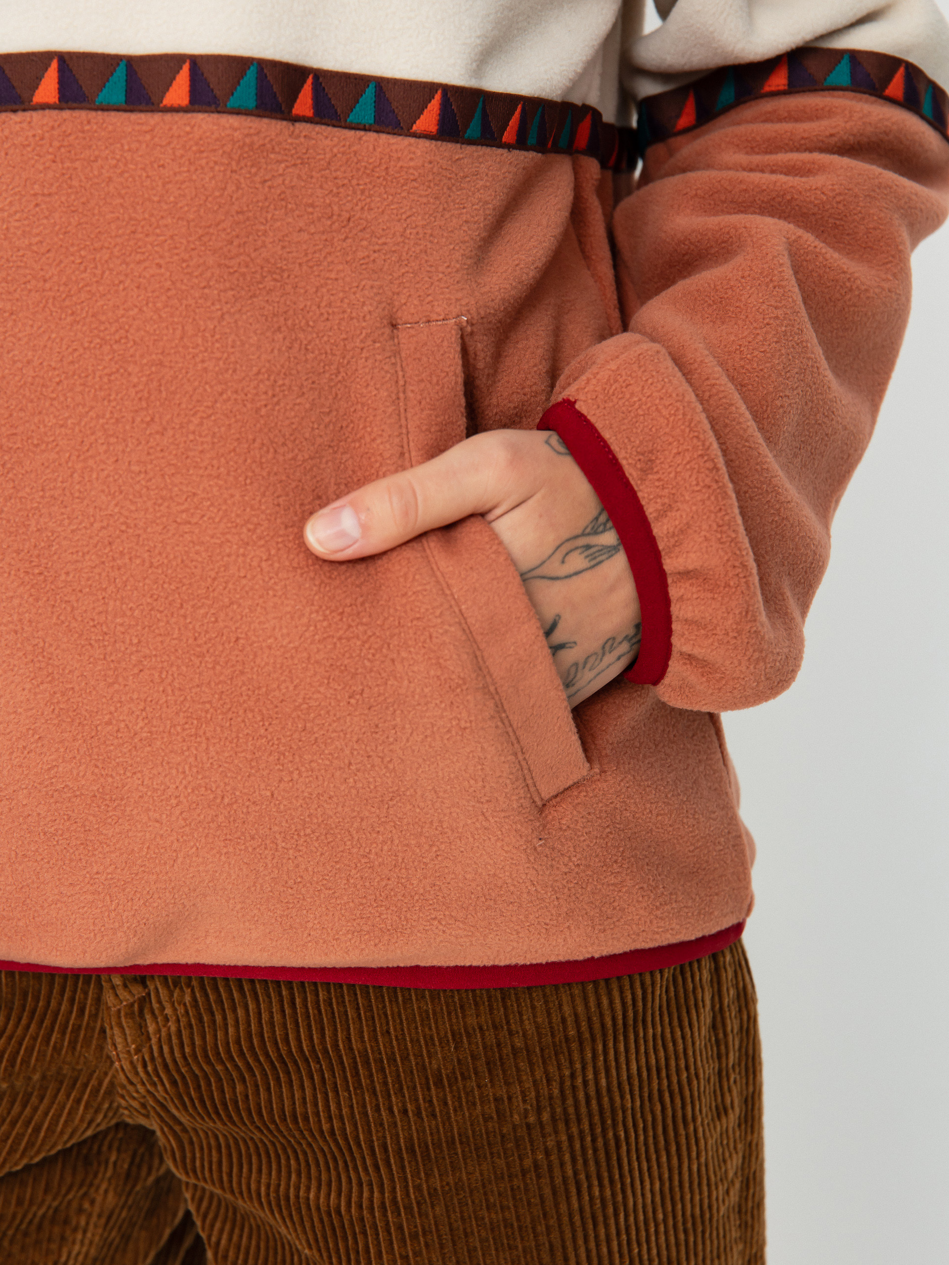 Pentru femei Hanorac din fleece Iriedaily Holina (cedar wood)