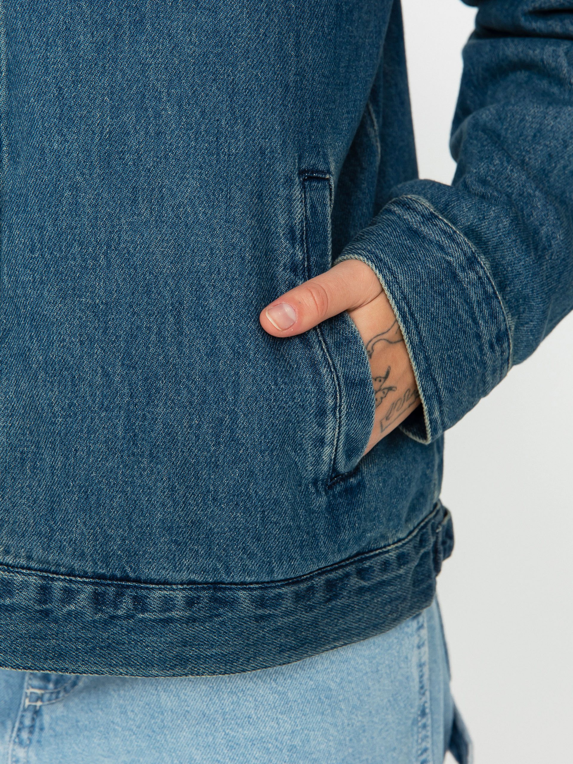 Geacă Brixton Cable Embroidered Wmn (two tone indigo)