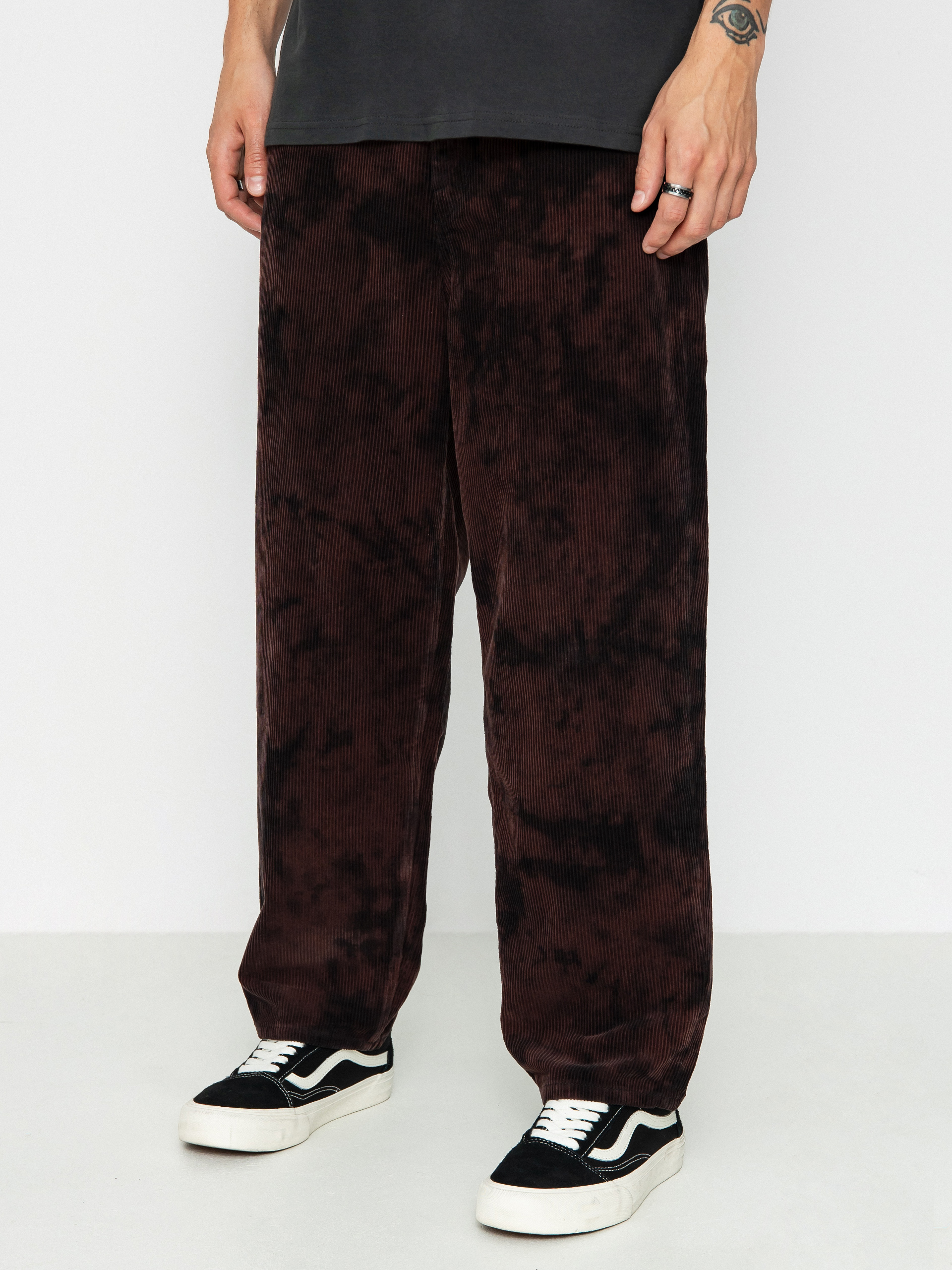 Pantaloni Volcom Billow Tapered Cord (bitter chocolate)
