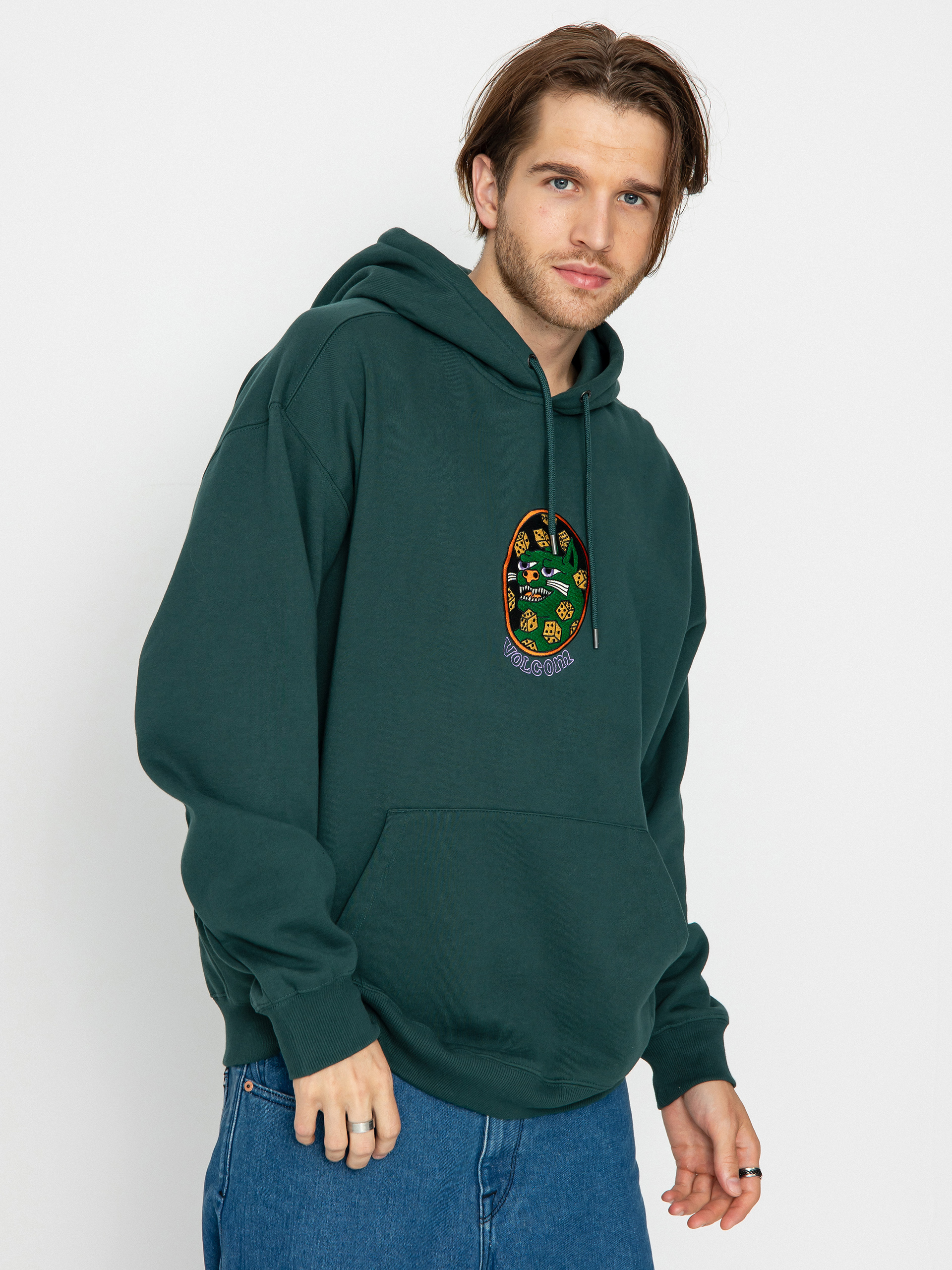 Hanorac cu glugă Volcom Fa Nando Von Arb HD (ponderosa pine)