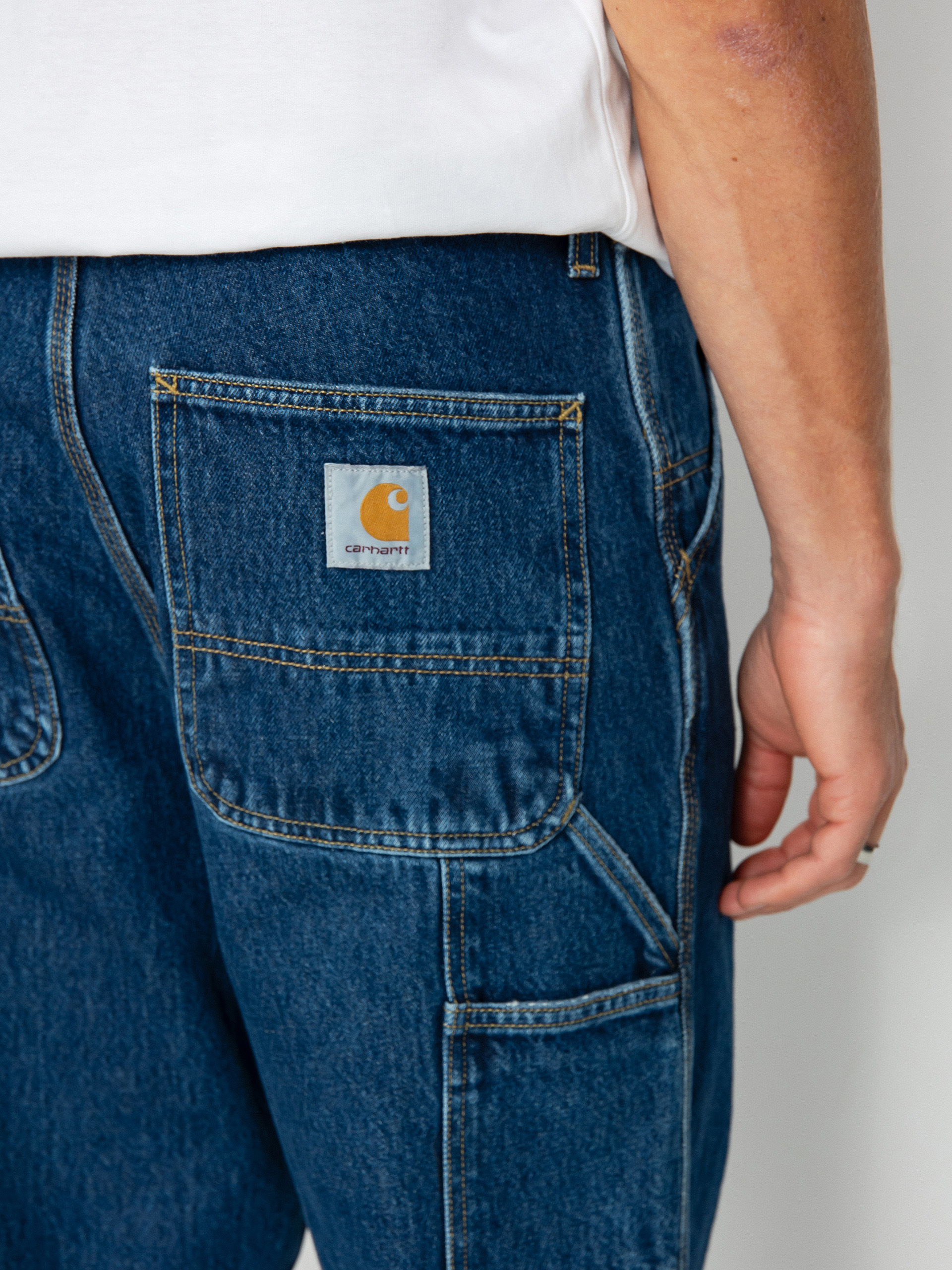 Pantaloni Carhartt WIP Single Knee (blue)