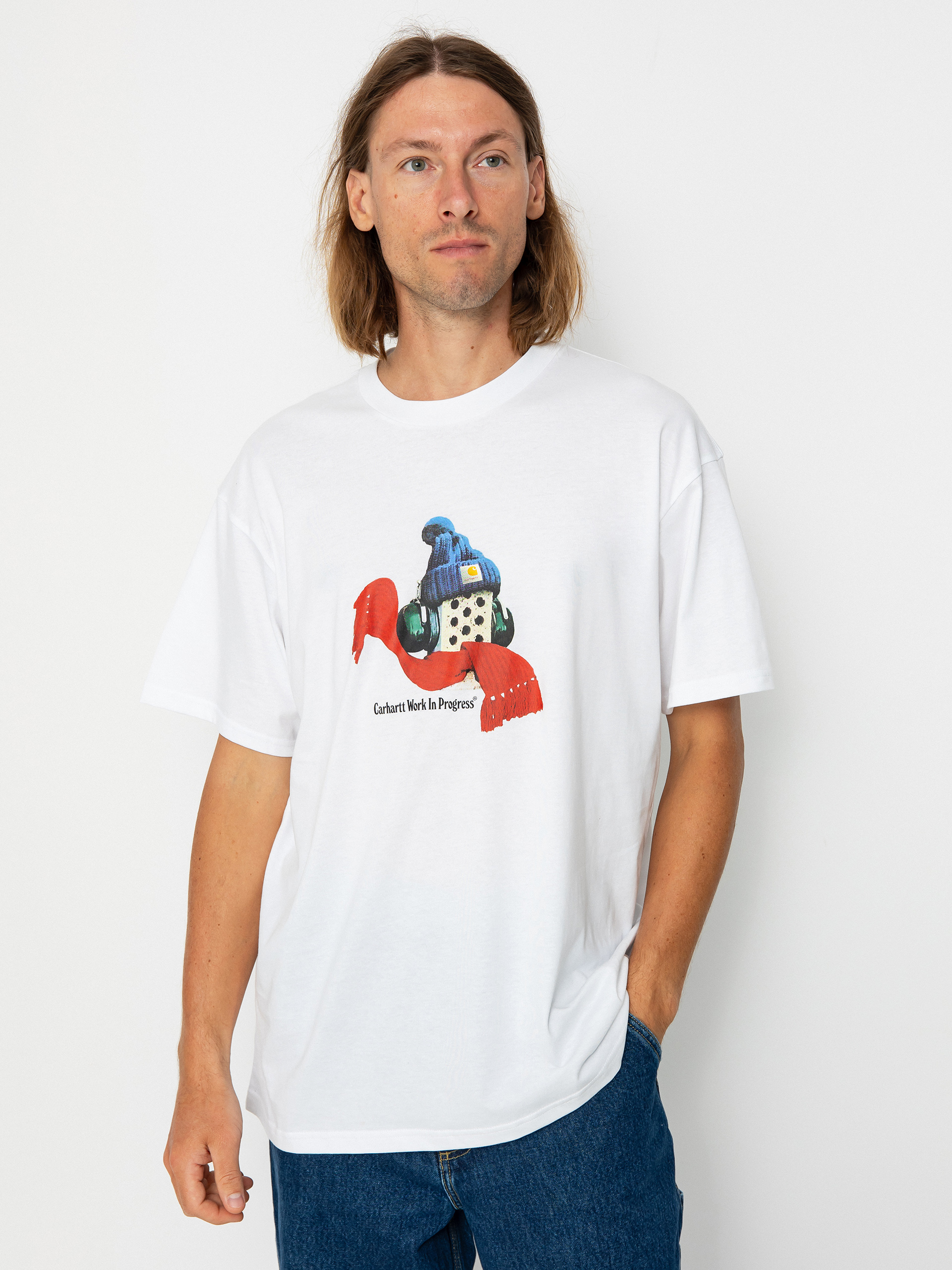 Tricou Carhartt WIP Stone Cold (white)