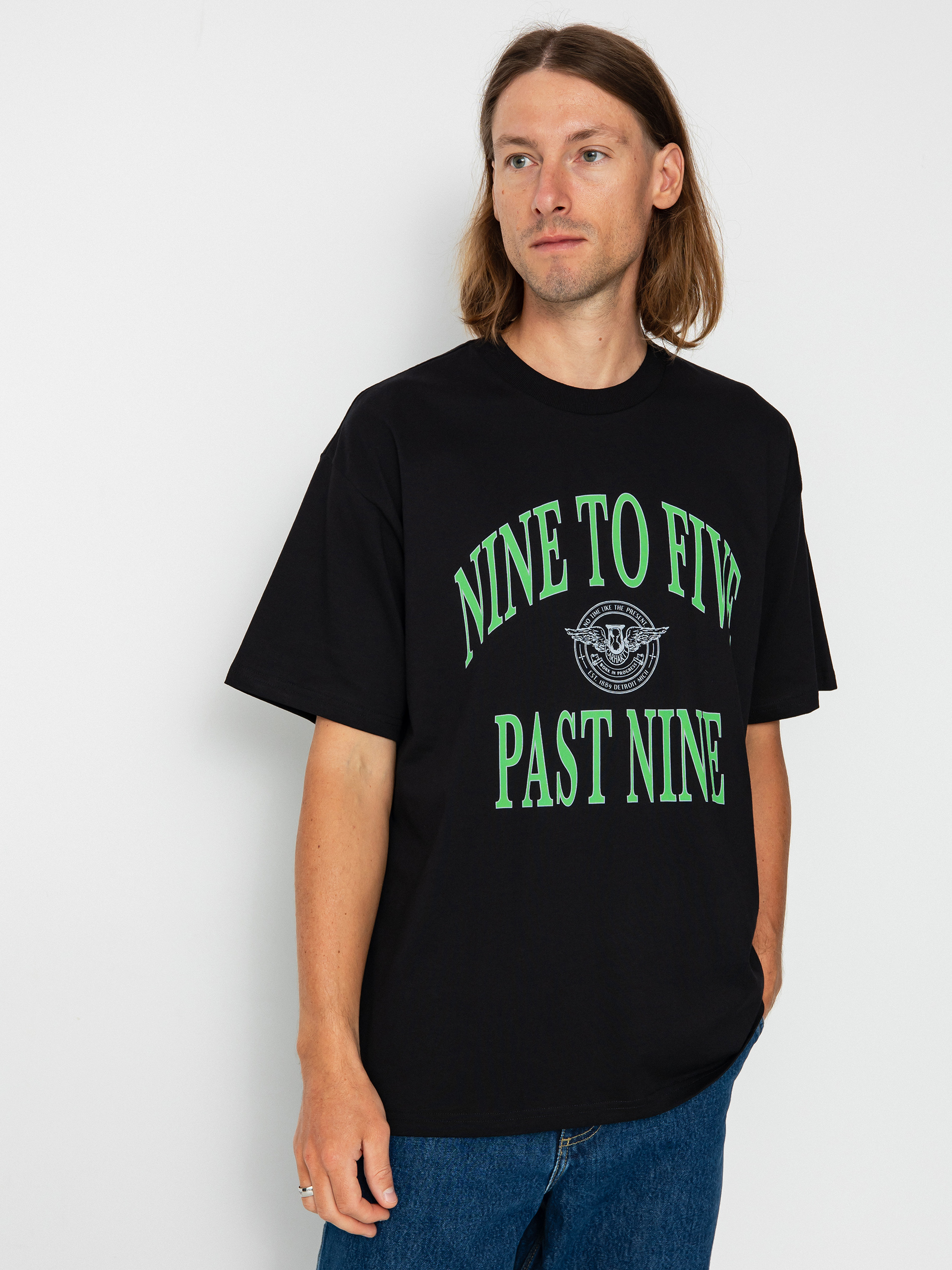 Tricou Carhartt WIP Nine To Five Past Nine (black)