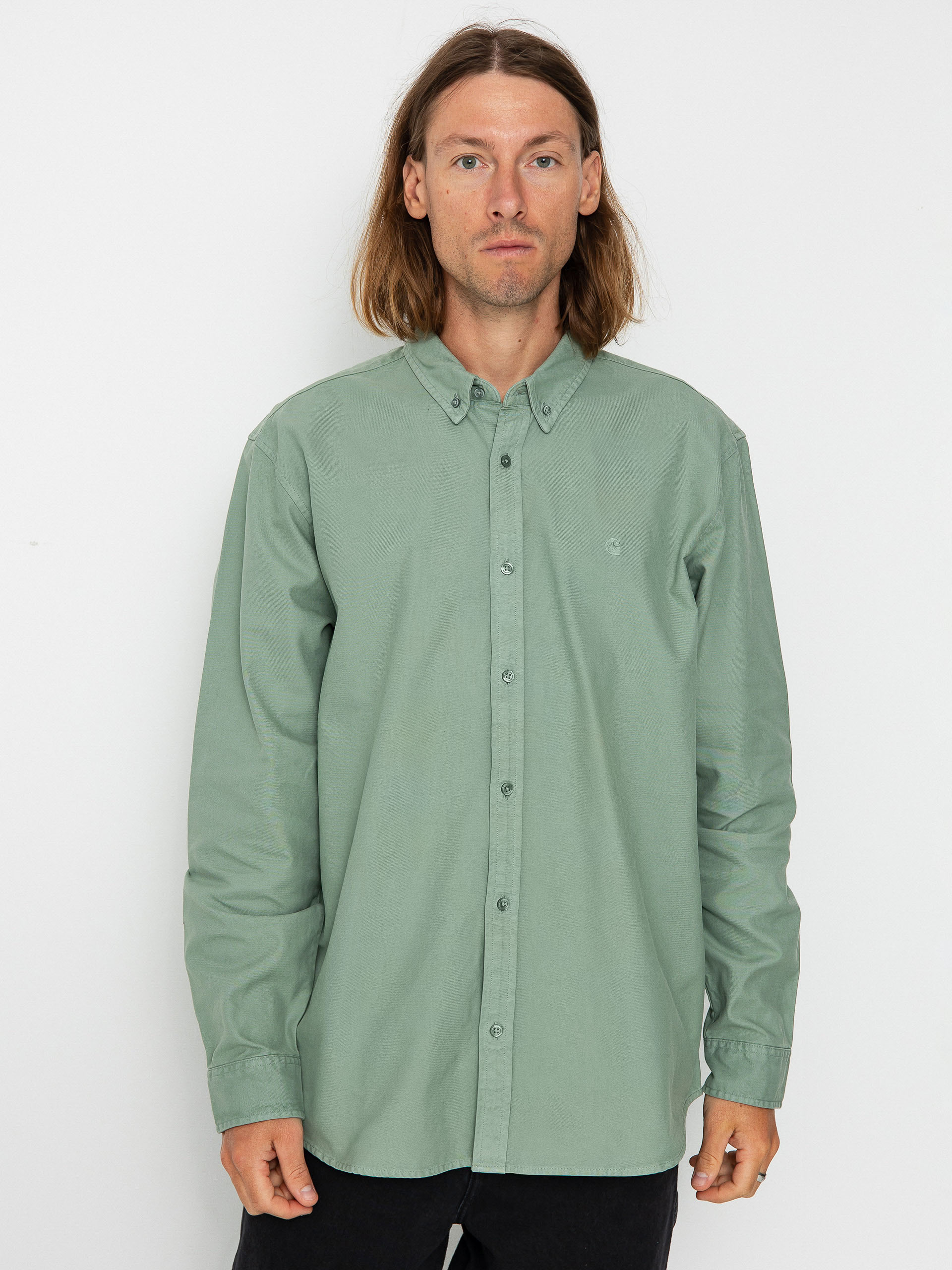 Cămașă Carhartt WIP Bolton (glassy teal)