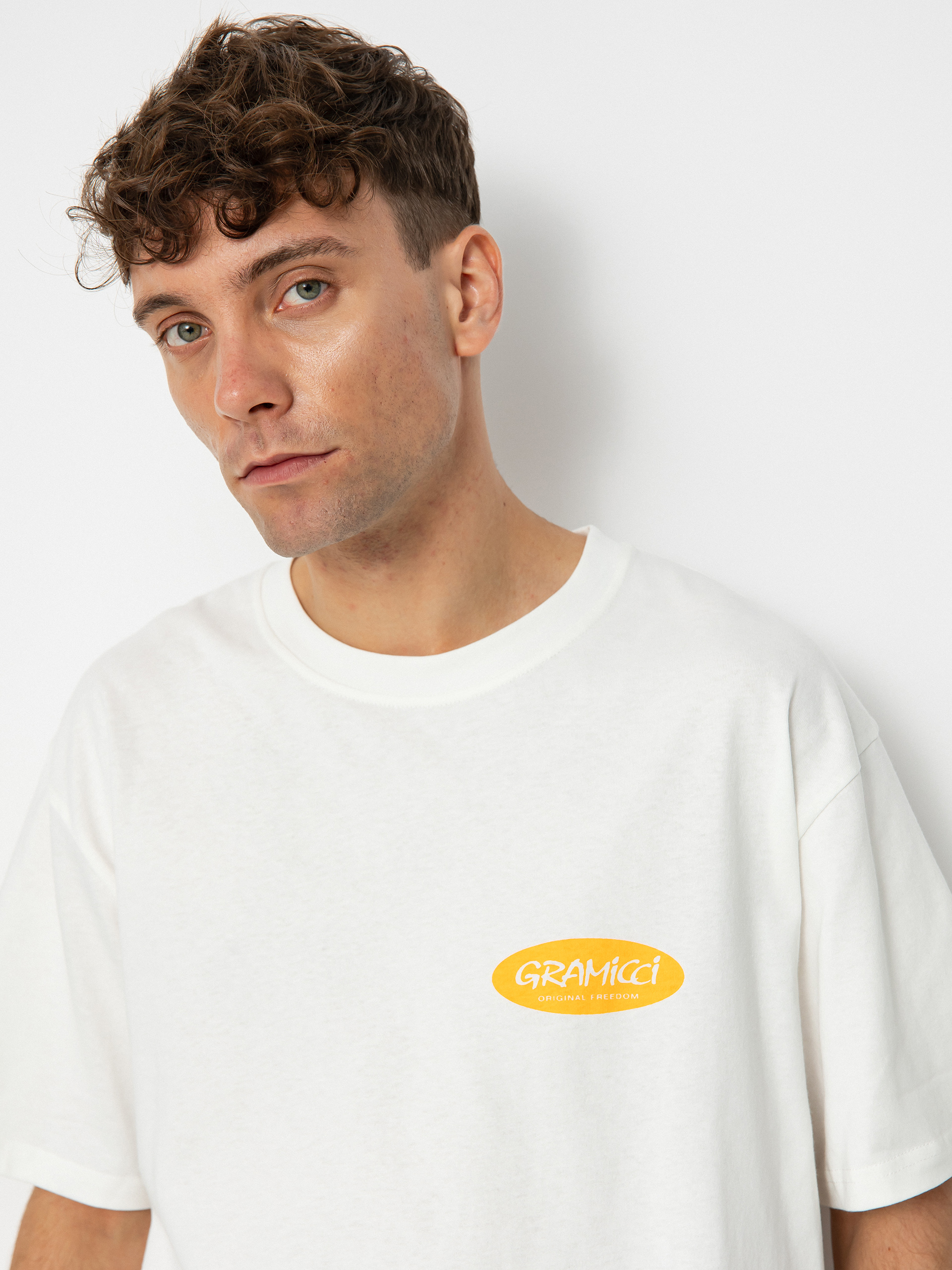 Tricou Gramicci Original Freedom Oval (white)