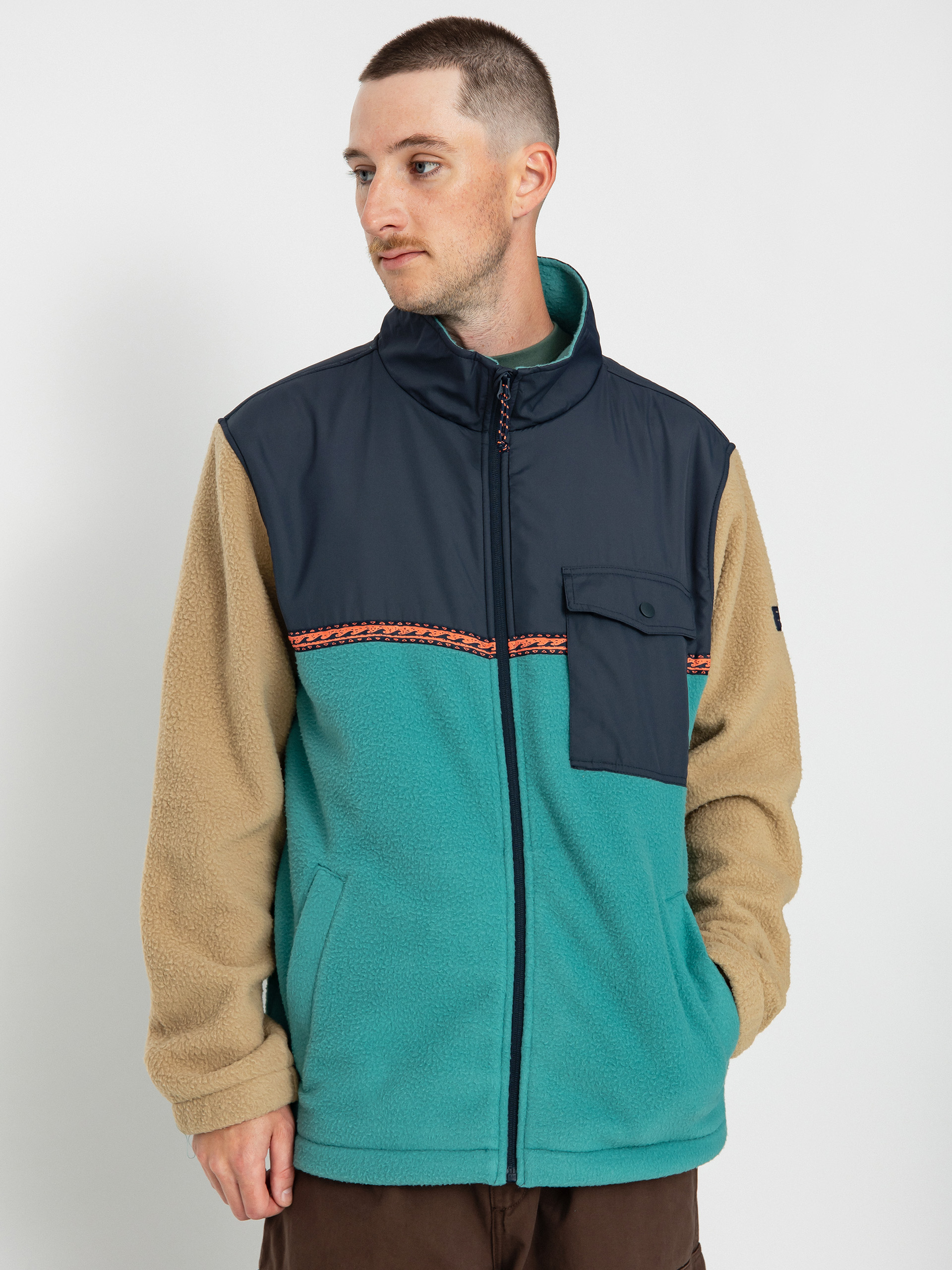 Hanorac din fleece Billabong Boundary Trail (pacific)