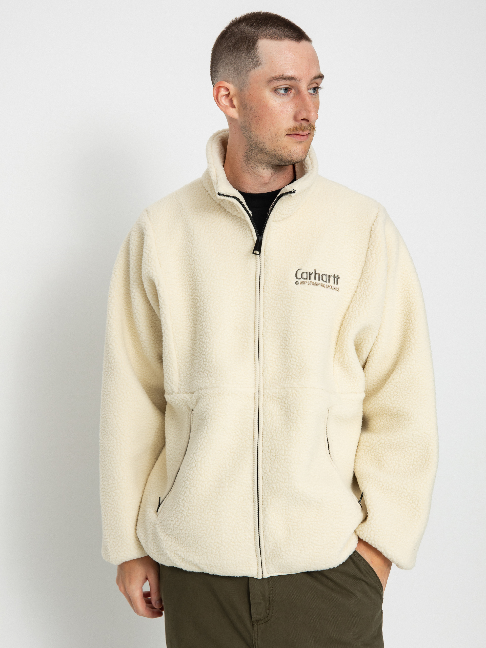 Hanorac din fleece Carhartt WIP Draper Liner (salt)
