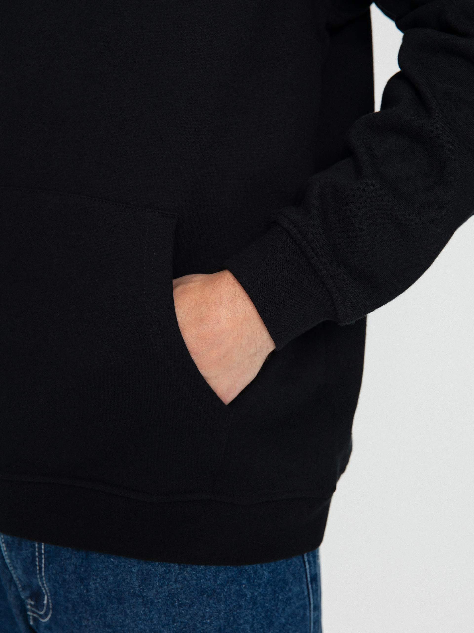 Hanorac cu glugă Santa Cruz Classic Dot Chest HD (black)