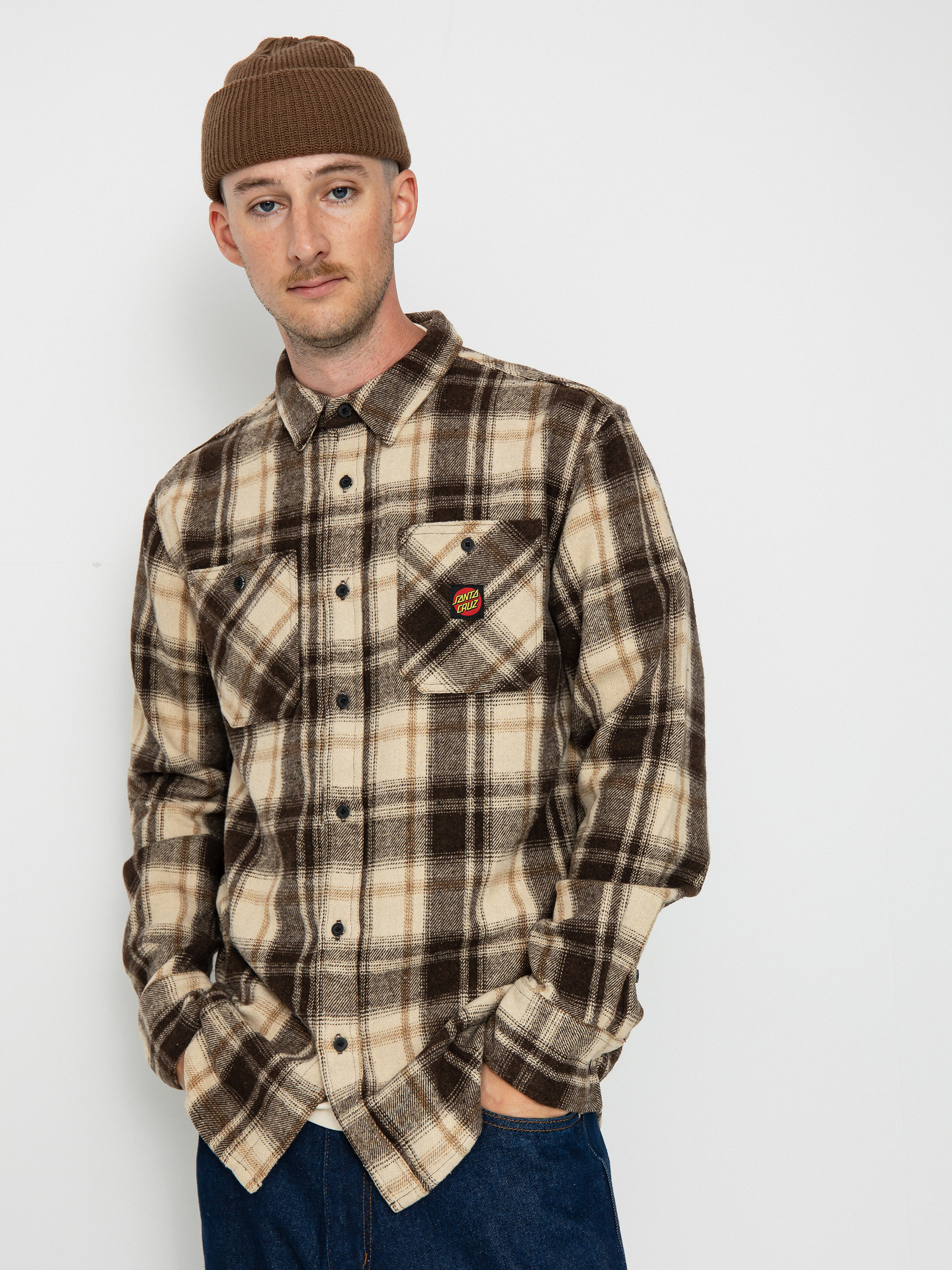Cu0103mau0219u0103 Santa Cruz Apex (brown check)