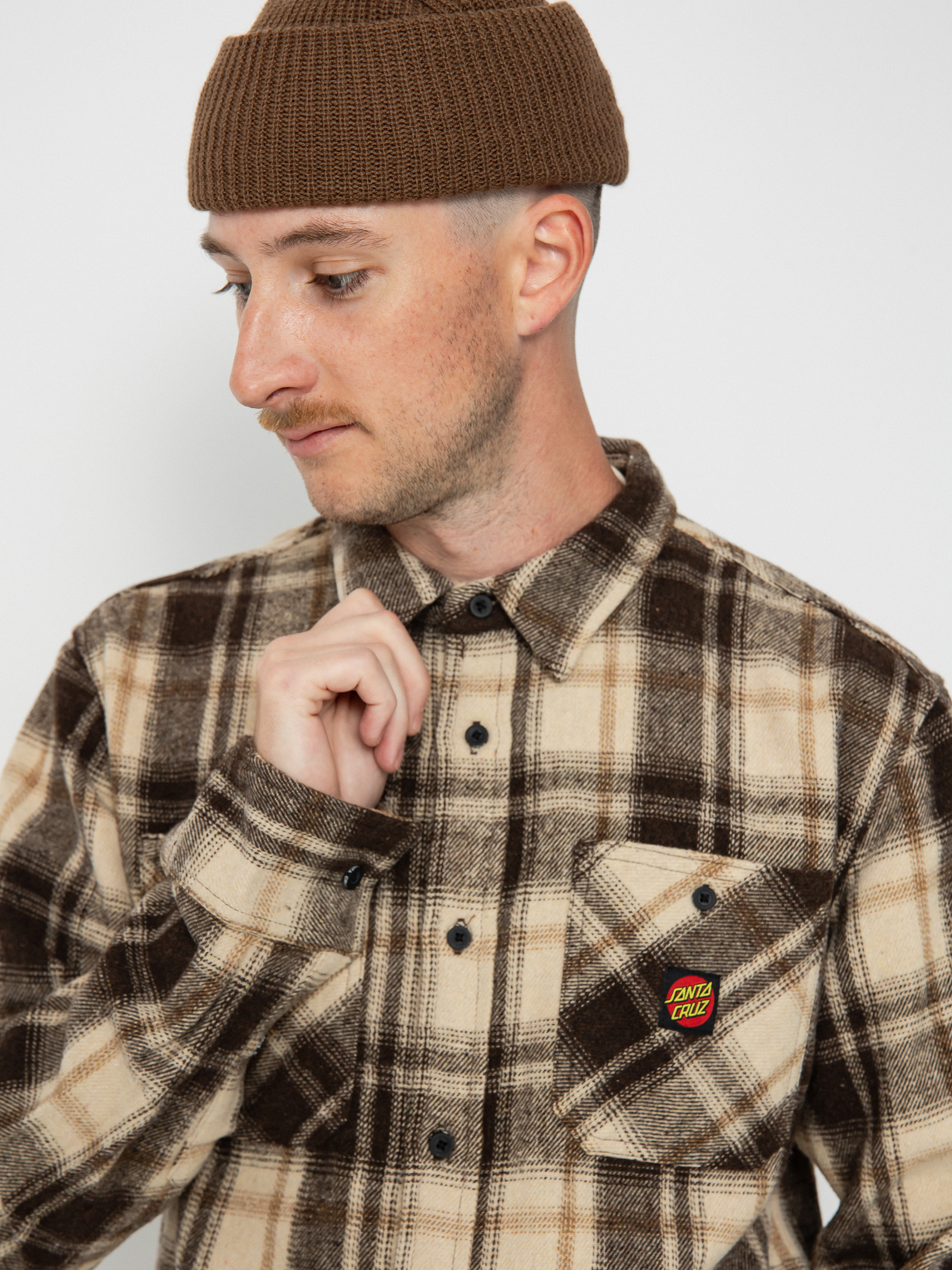 Cămașă Santa Cruz Apex (brown check)